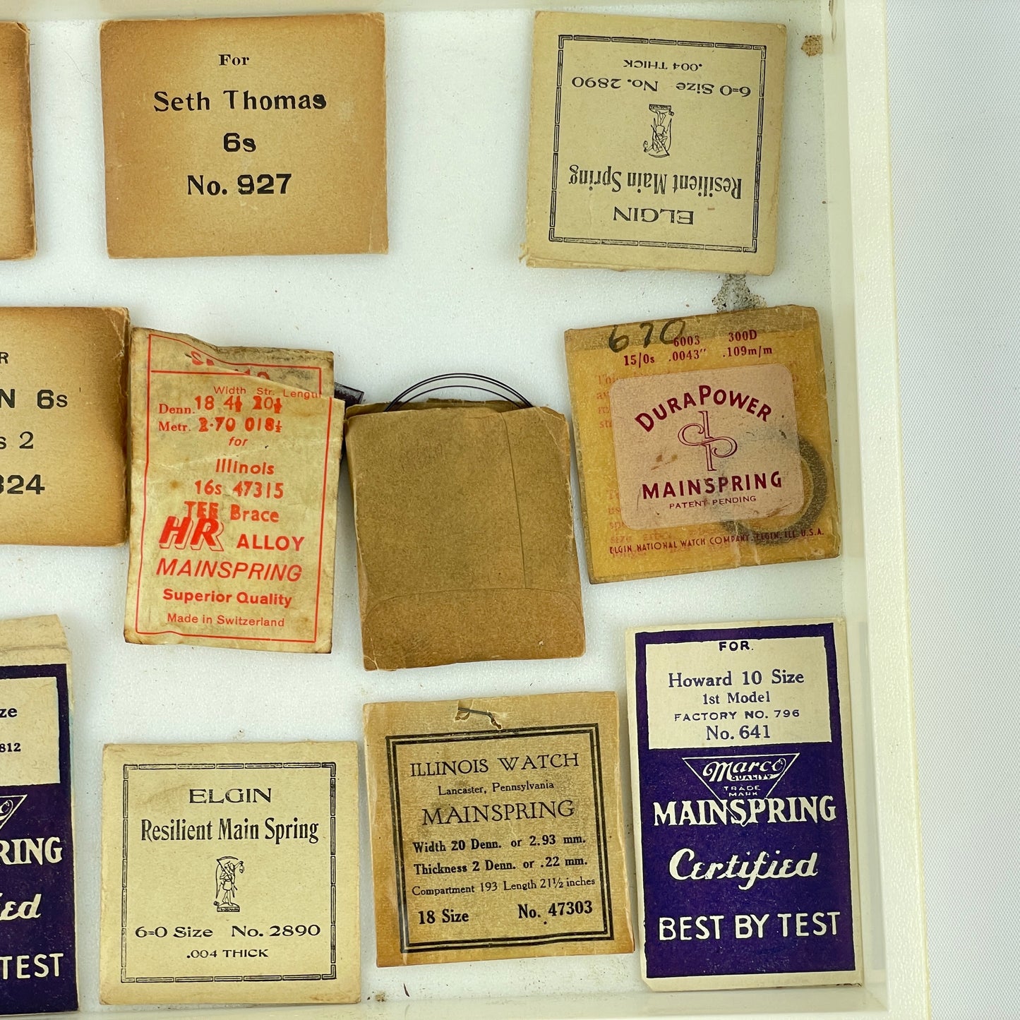 Lot 96- Large Selection of Assorted Mainsprings