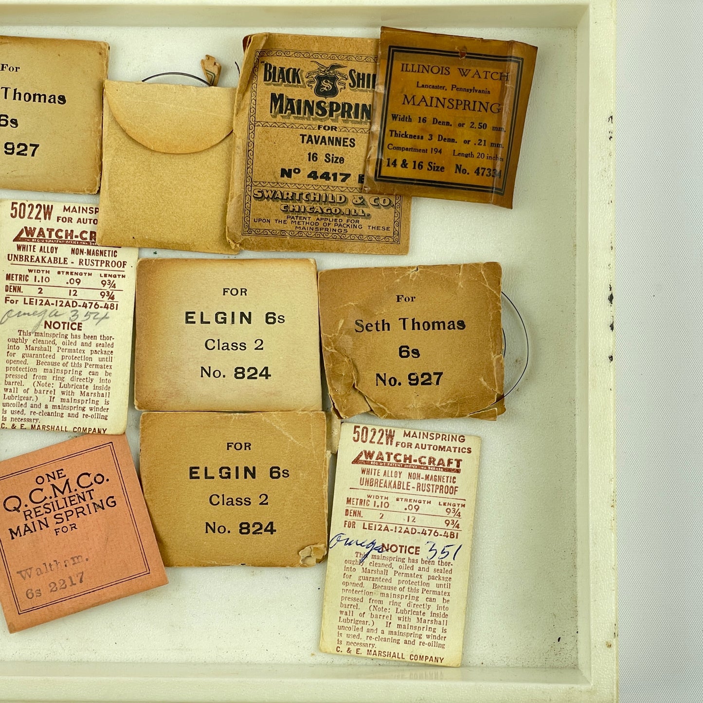 Lot 96- Large Selection of Assorted Mainsprings