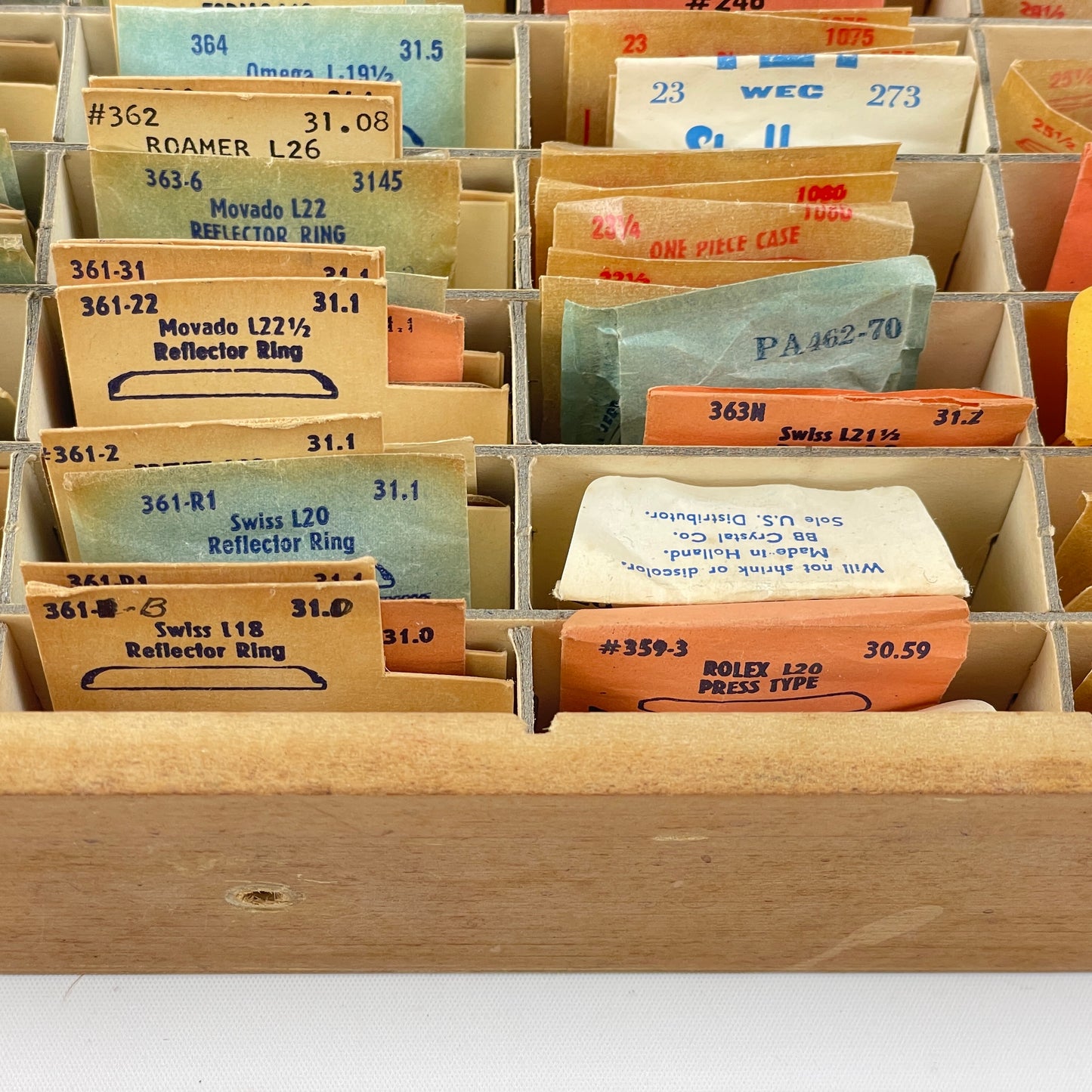 Lot 101- Watchmakers Assortment of Crystals