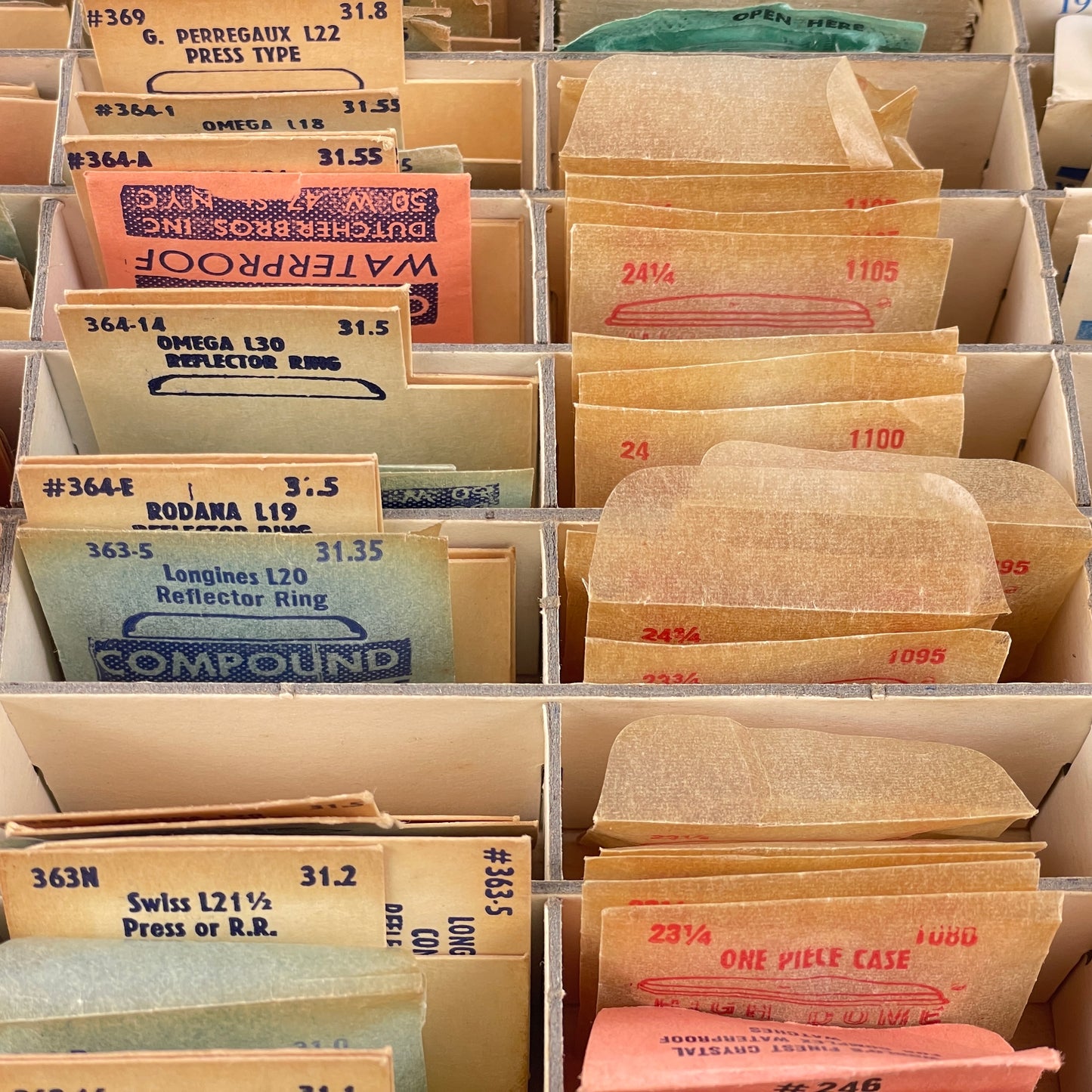 Lot 101- Watchmakers Assortment of Crystals
