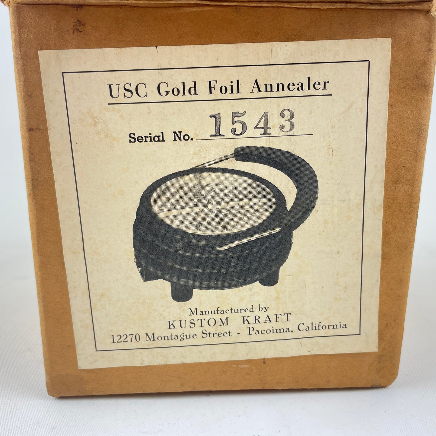 Lot 125- USC Fold Foil Annealer