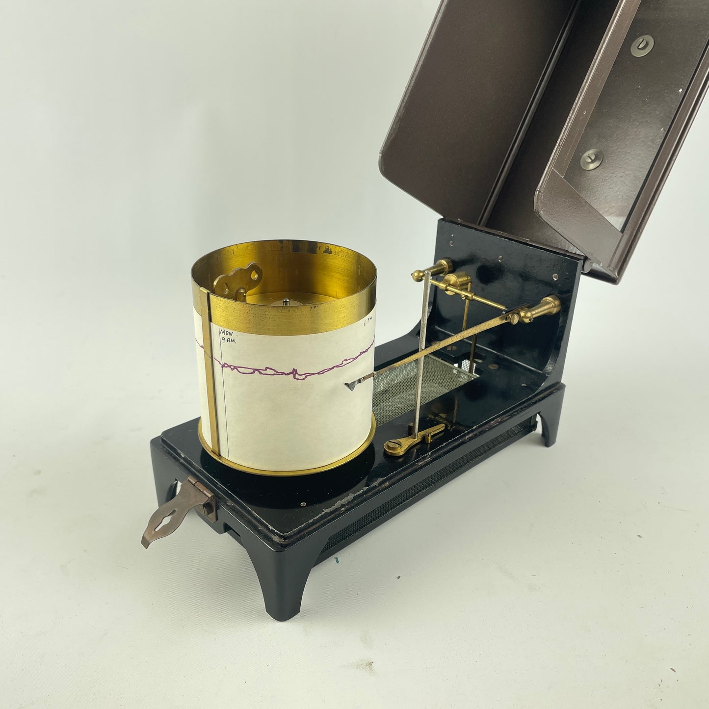 Lot 114- Vintage German 8-Day 12 Jewel Humidity Recorder