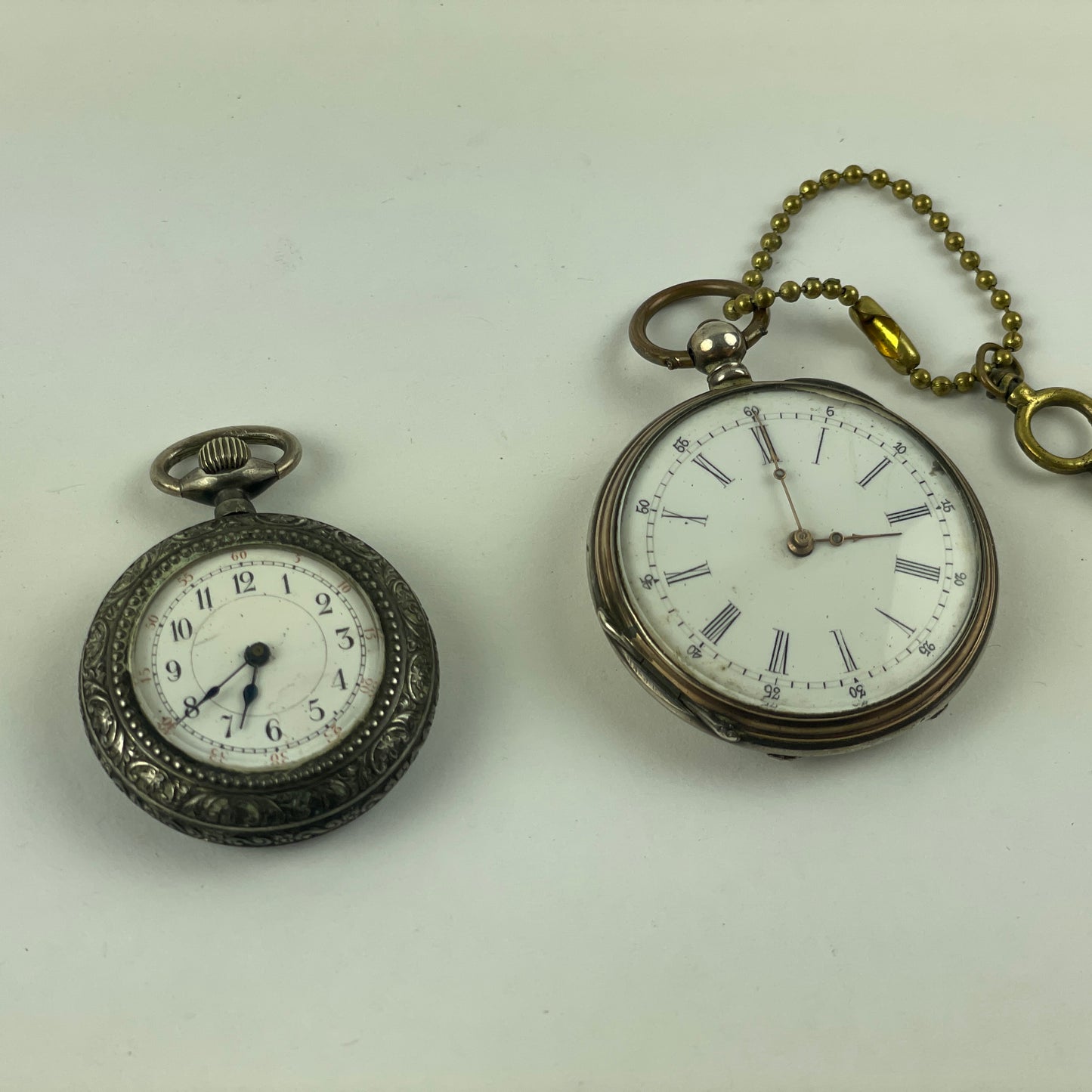 Mar Lot 20- American & Swiss Pocket Watch Set