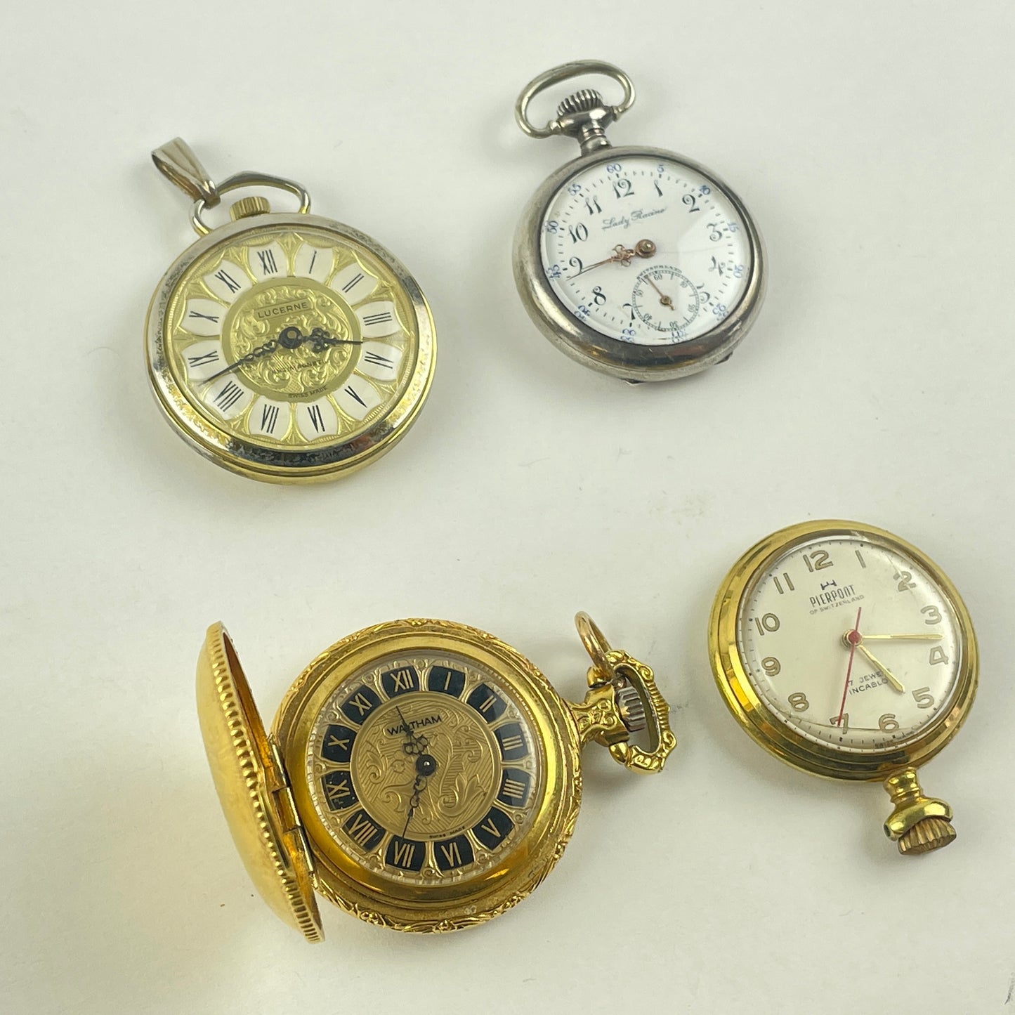 Mar Lot 38- Swiss Pocket Watch Assortment (4)