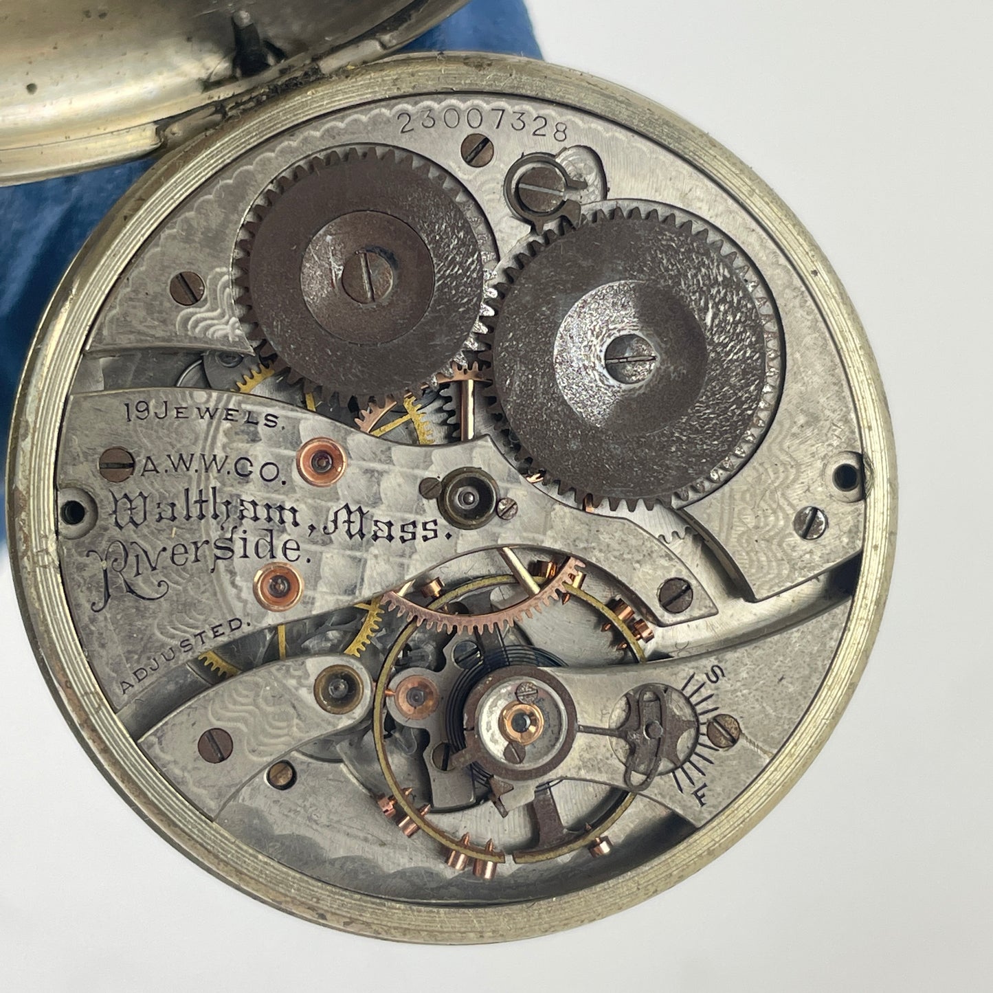 Mar Lot 54- Waltham Riverside | 12S | 19J | Pocket Watch