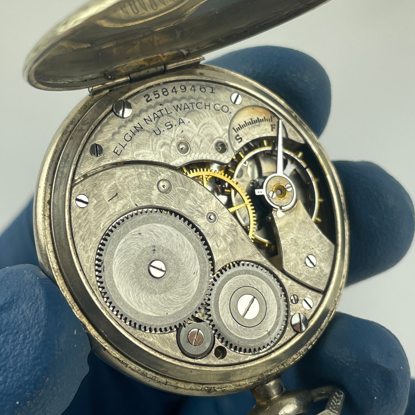 Mar Lot 46- Elgin | 12S | 7J | Pocket Watch