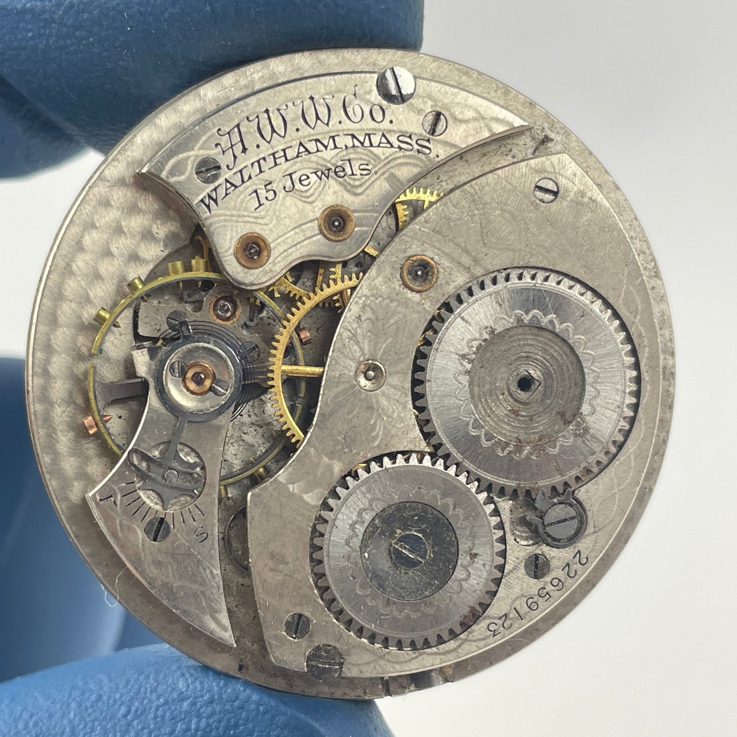 Mar Lot 41- Waltham 14S Pocket Watch Movements (2)