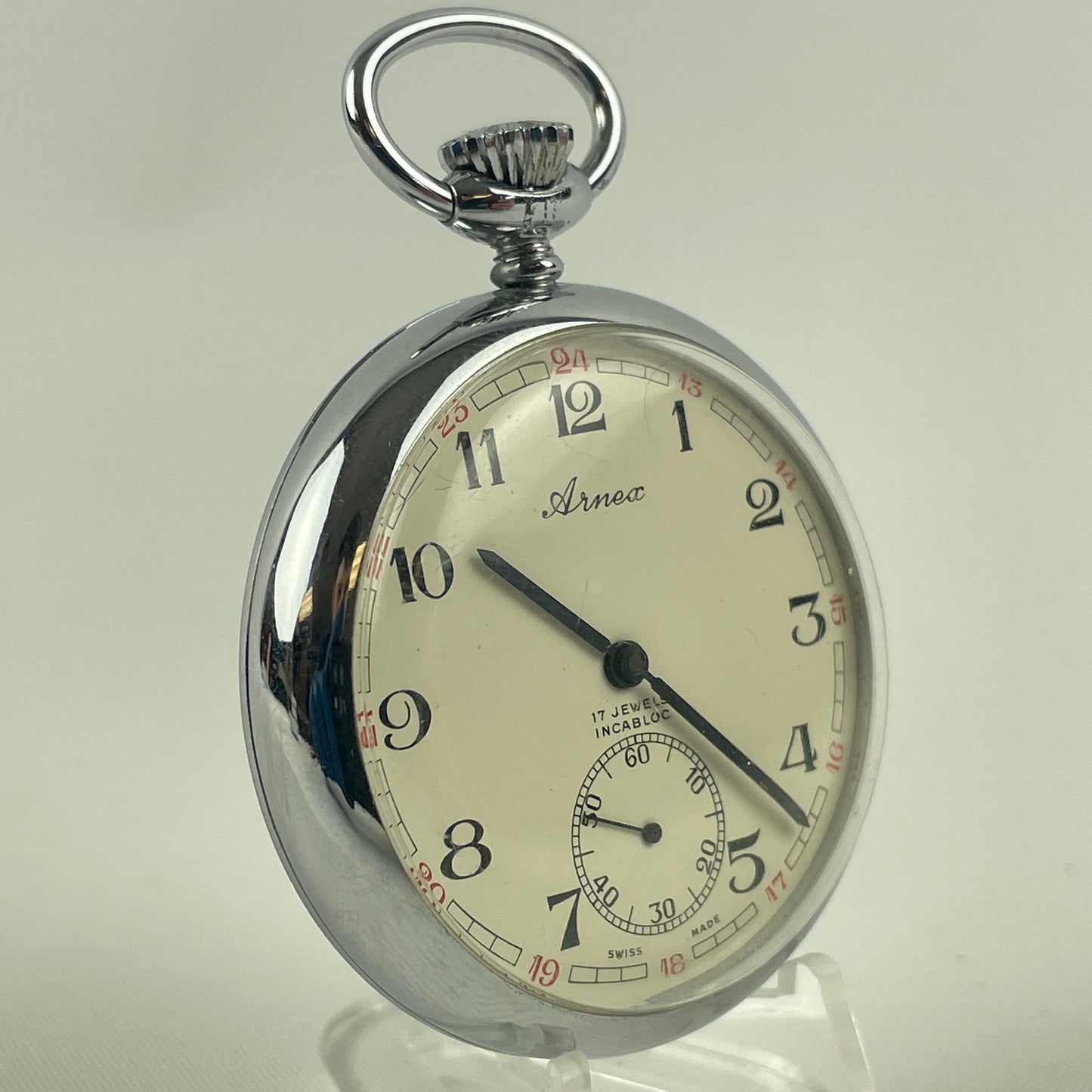 Mar Lot 33- Modern Swiss Arnex Pocket Watch