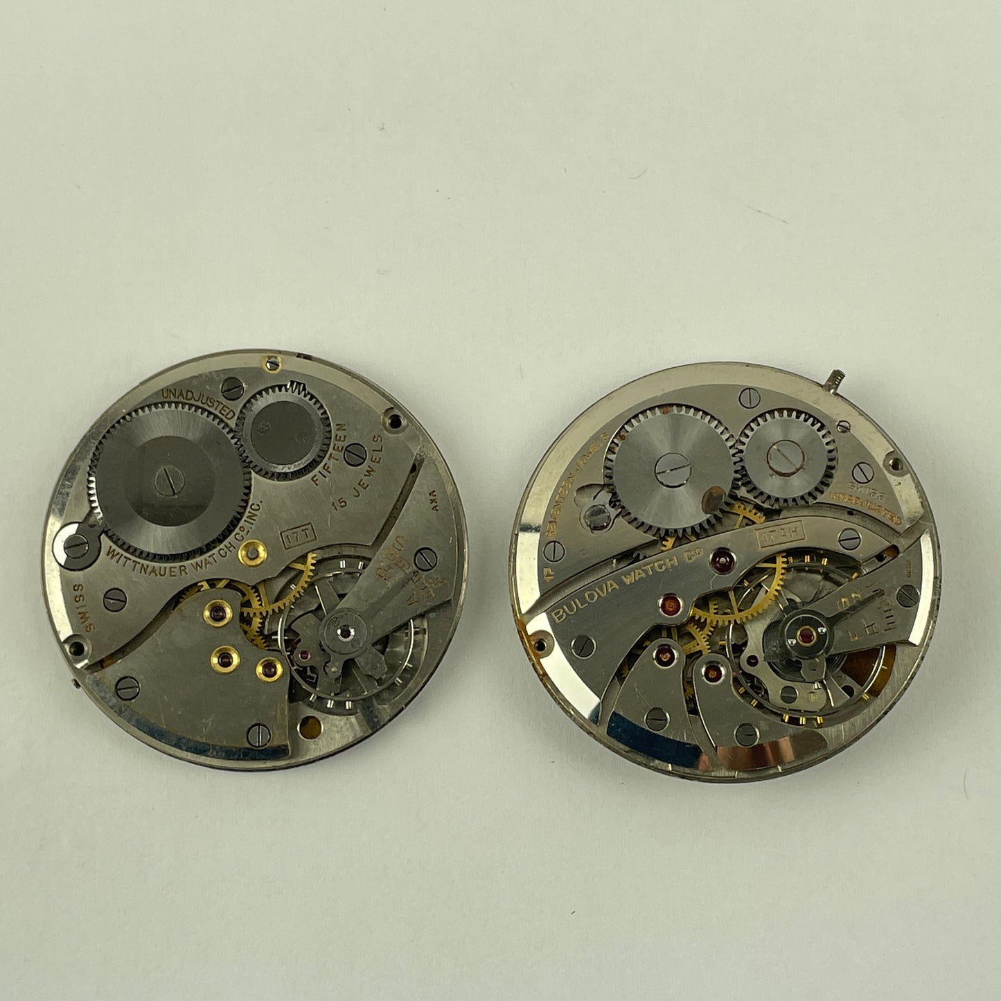 Mar Lot 58- Swiss 17 Ligne Movement Set
