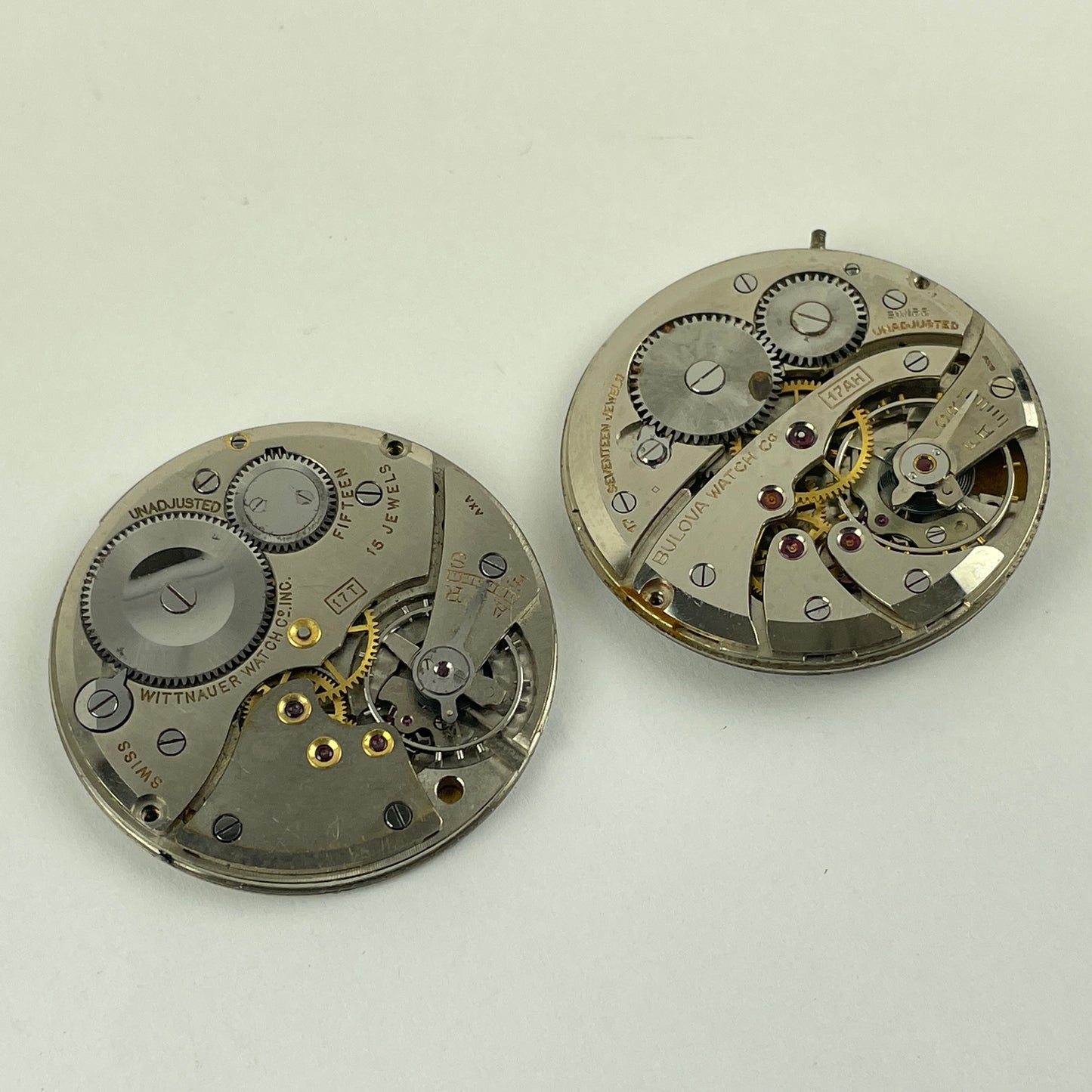 Mar Lot 58- Swiss 17 Ligne Movement Set