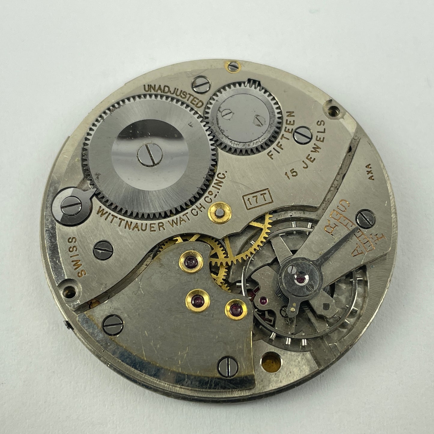 Mar Lot 58- Swiss 17 Ligne Movement Set