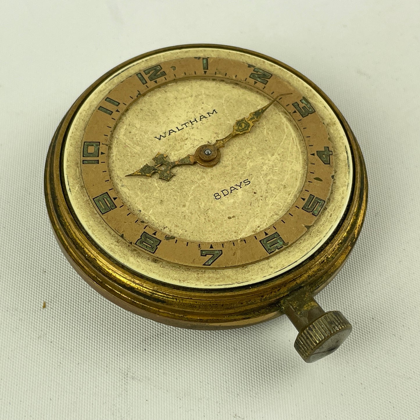 Mar Lot 120- Waltham 8-Day Clock