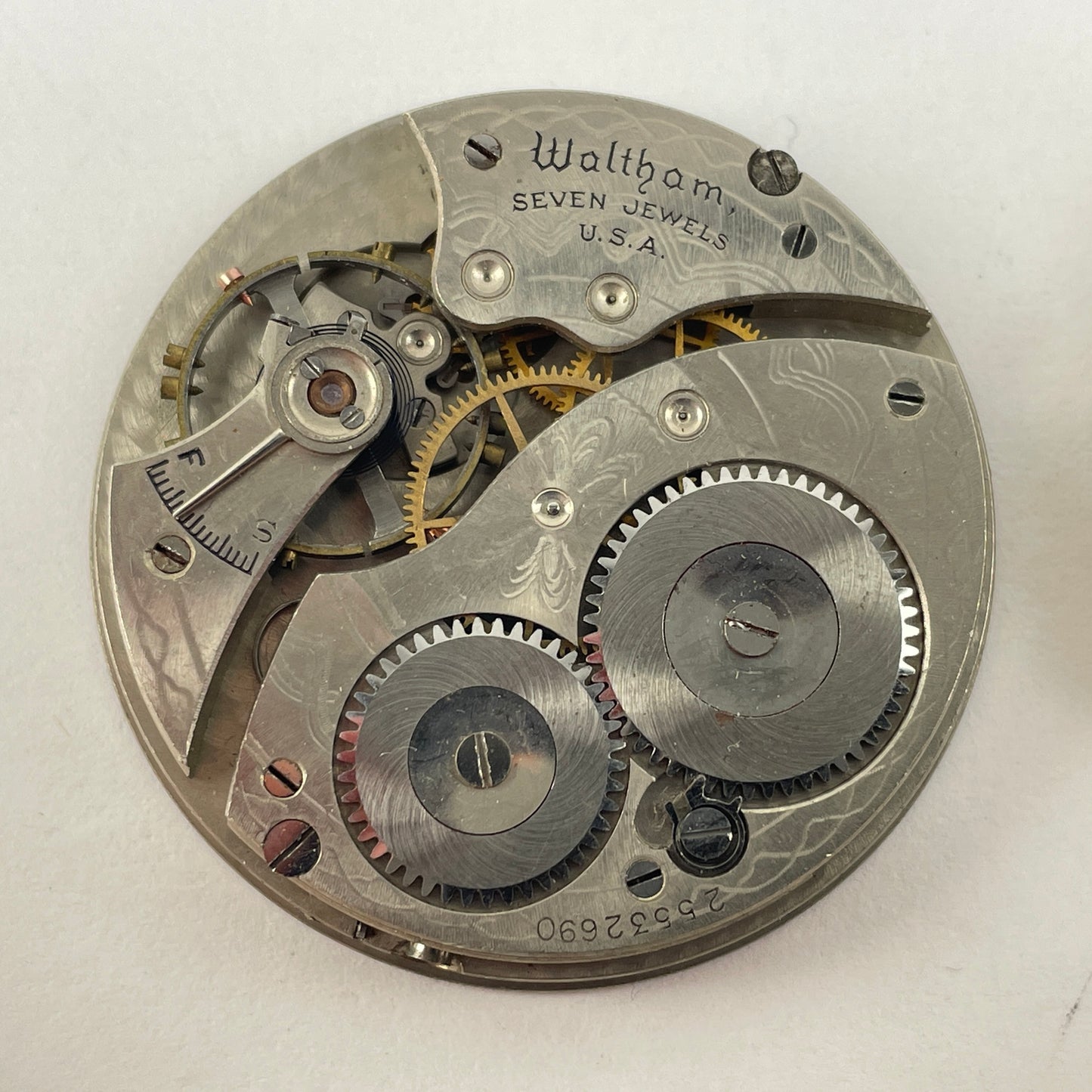 Mar Lot 11- Waltham Pocket Watch Movement Assortment