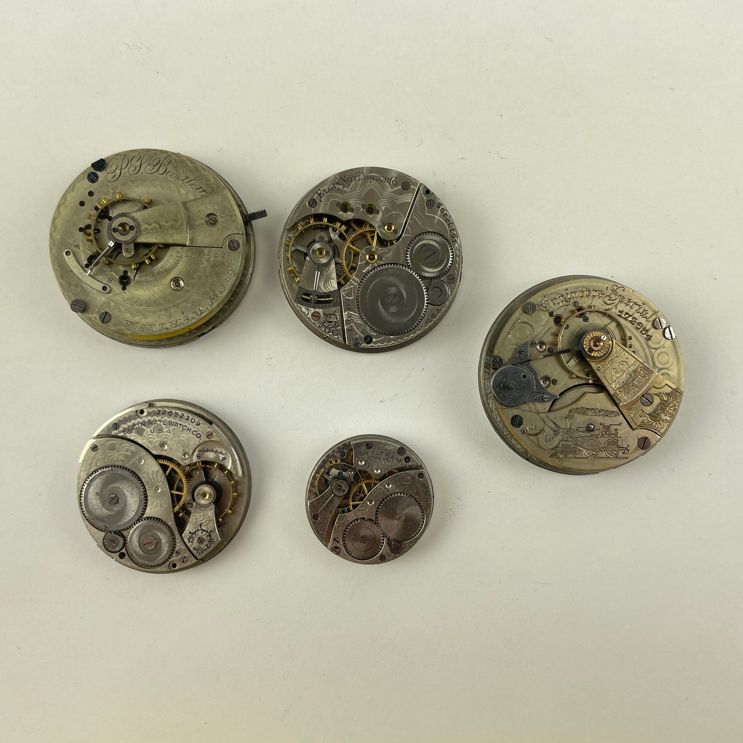 Mar Lot 66- Elgin | Waltham | Swiss PW Movement Assortment