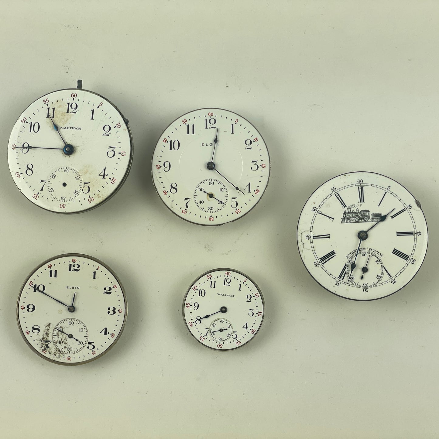 Mar Lot 66- Elgin | Waltham | Swiss PW Movement Assortment