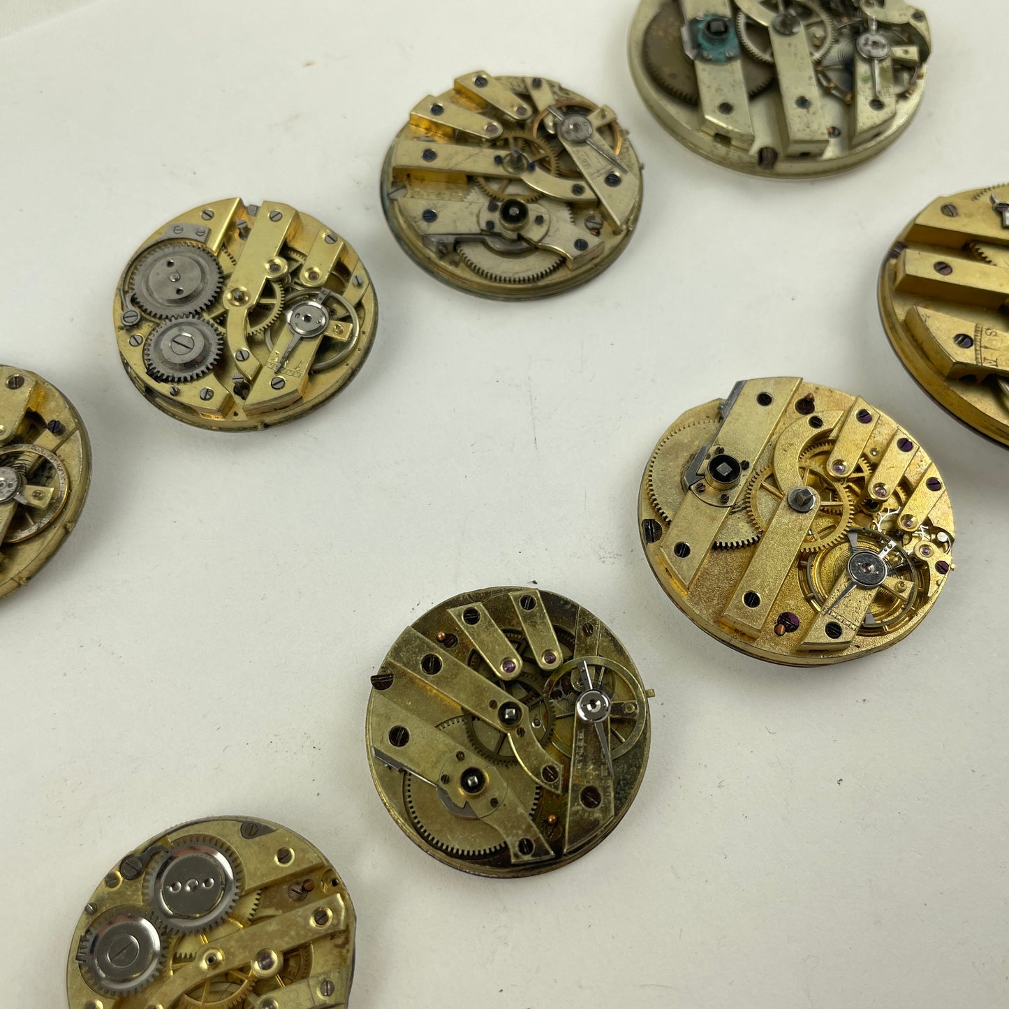 Mar Lot 31- Swiss Pocket Watch Movement Assortment (8)