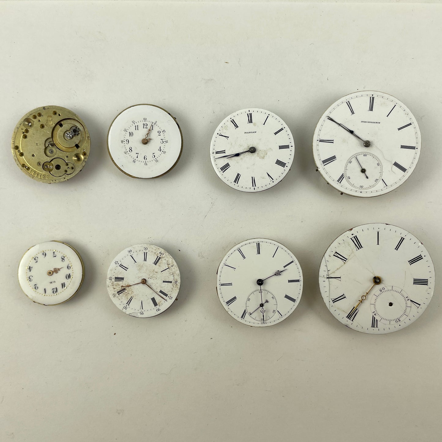 Mar Lot 31- Swiss Pocket Watch Movement Assortment (8)