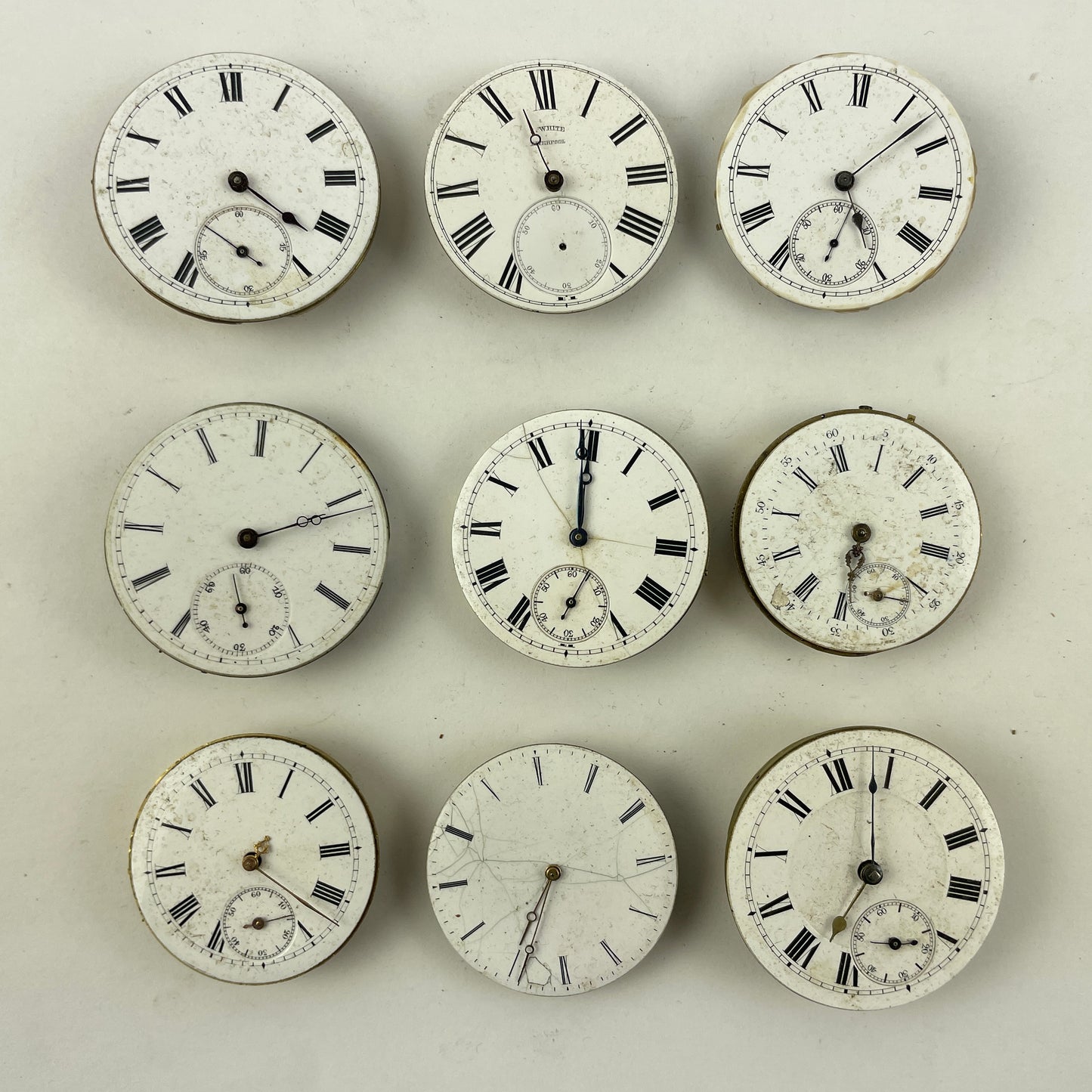 Mar Lot 99- Swiss Pocket Watch Movement Assortment (9)