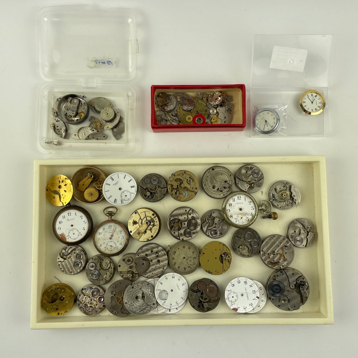 Mar Lot 82- American & Swiss PW Parts Lot