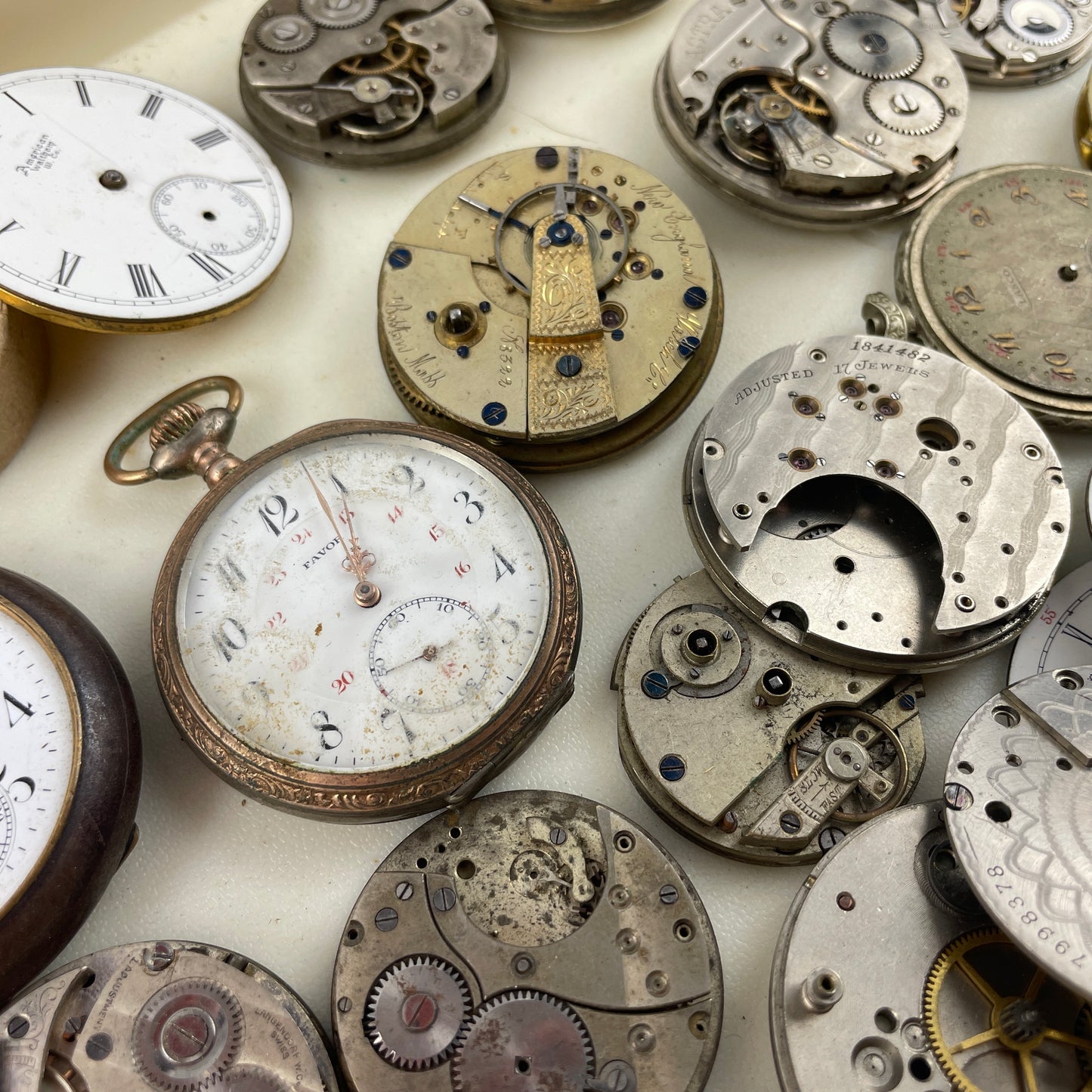 Mar Lot 82- American & Swiss PW Parts Lot