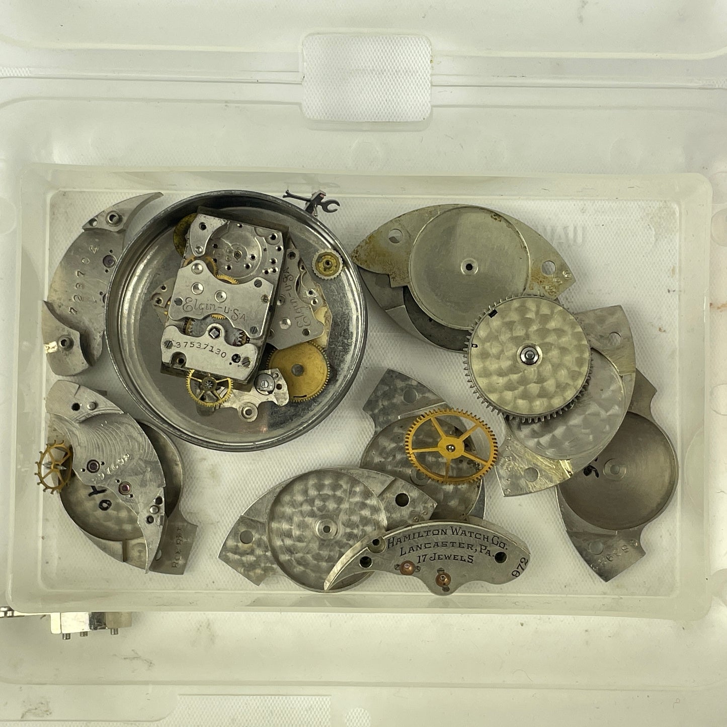 Mar Lot 82- American & Swiss PW Parts Lot