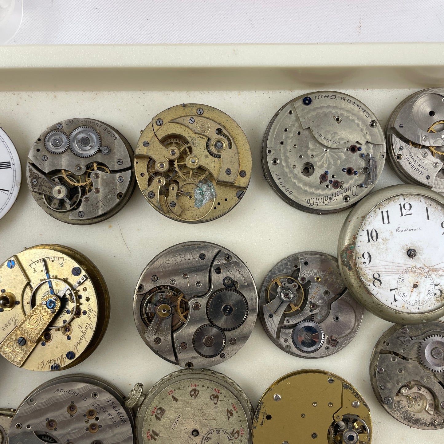 Mar Lot 82- American & Swiss PW Parts Lot