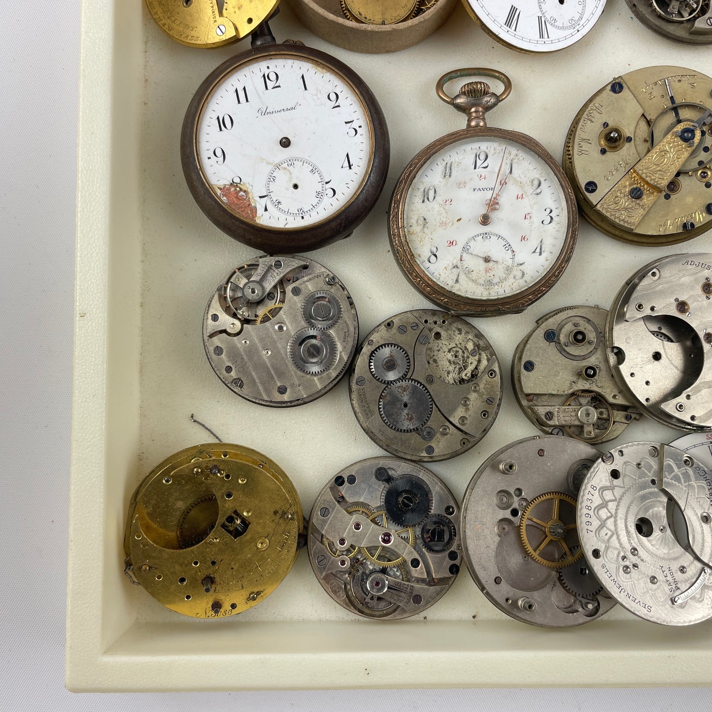 Mar Lot 82- American & Swiss PW Parts Lot