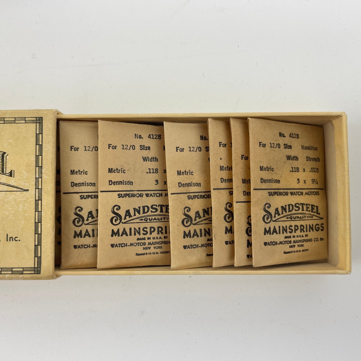 Mar Lot 57- NOS Blued Mainsprings