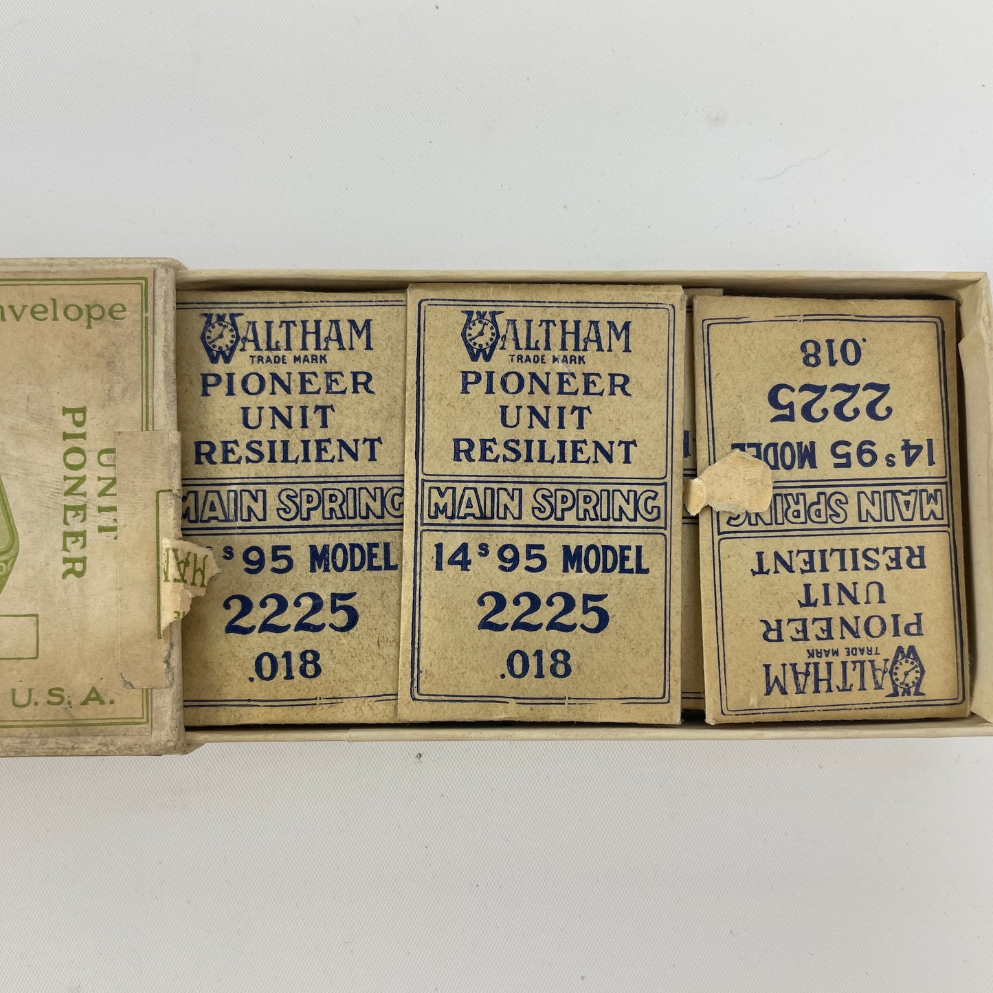 Mar Lot 57- NOS Blued Mainsprings