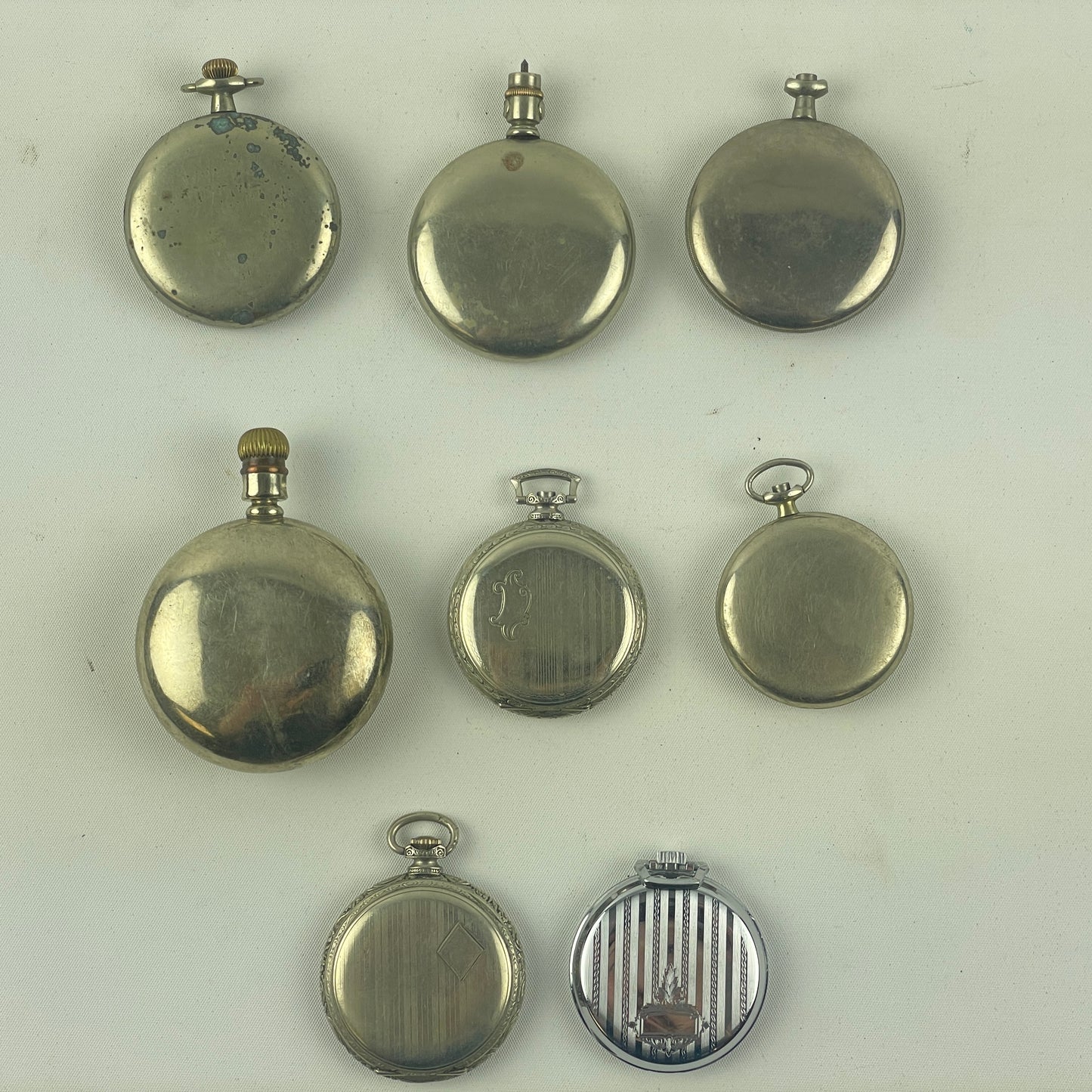 Mar Lot 60- Pocket Watch Cases (8)