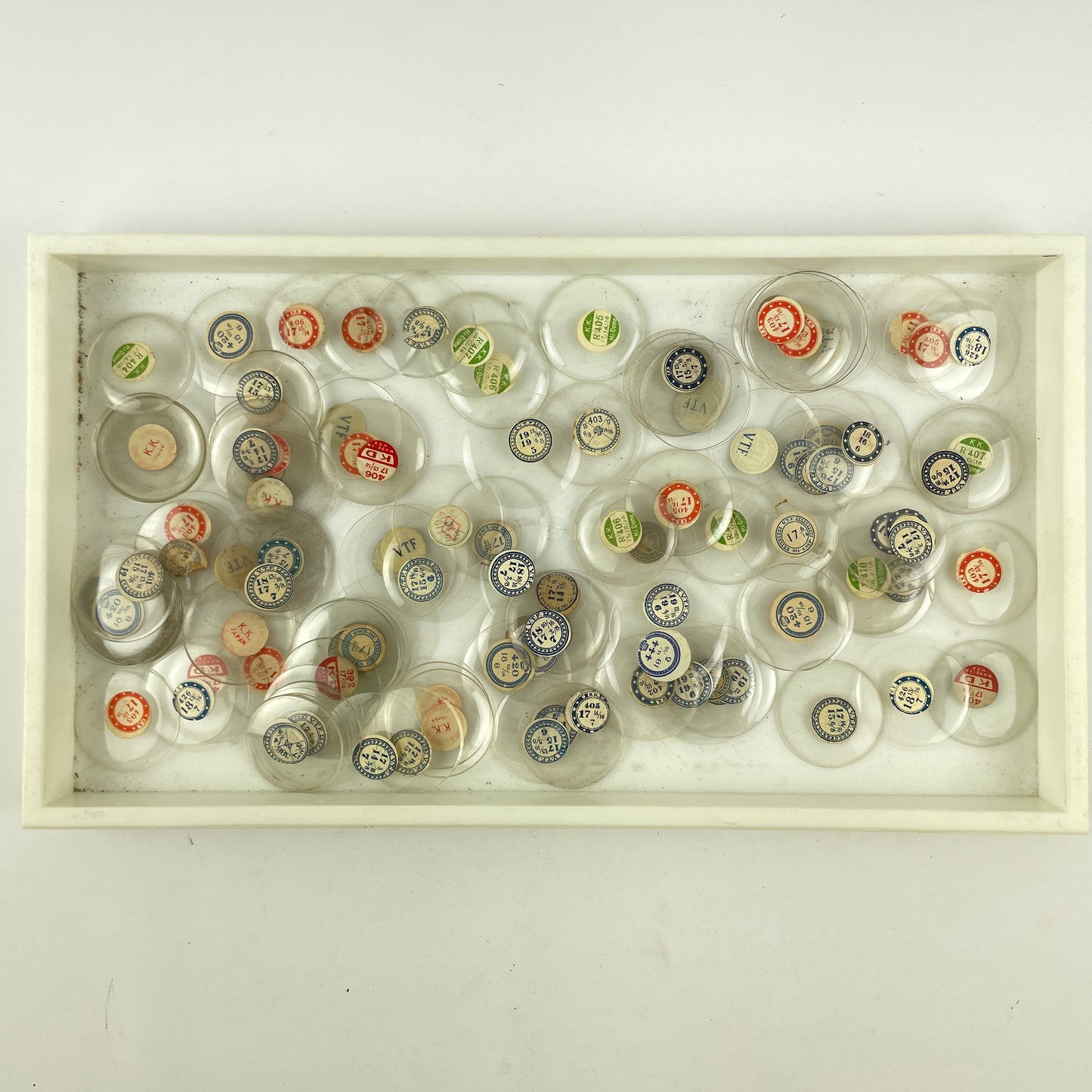 Mar Lot 21- Watchmaker’s Selection of Glass NOS Pocket Watch Crystals 100