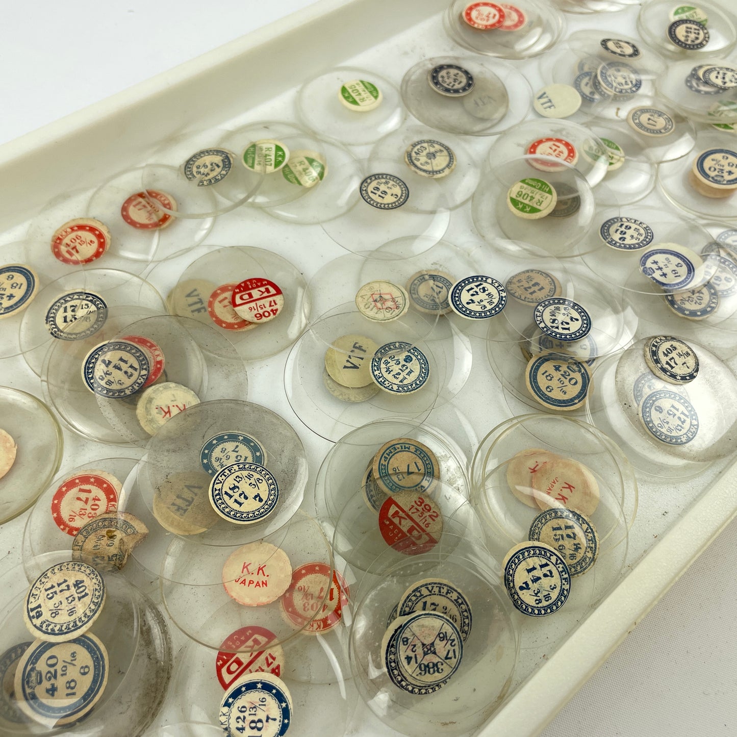 Mar Lot 21- Watchmaker’s Selection of Glass NOS Pocket Watch Crystals 100