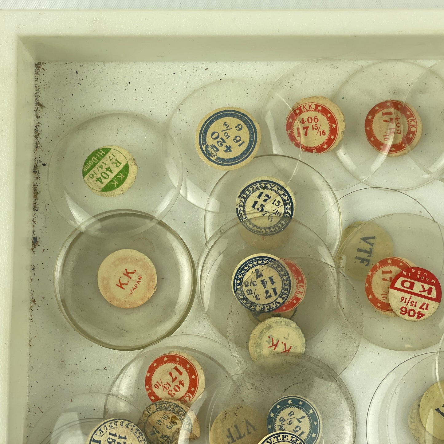 Mar Lot 21- Watchmaker’s Selection of Glass NOS Pocket Watch Crystals 100