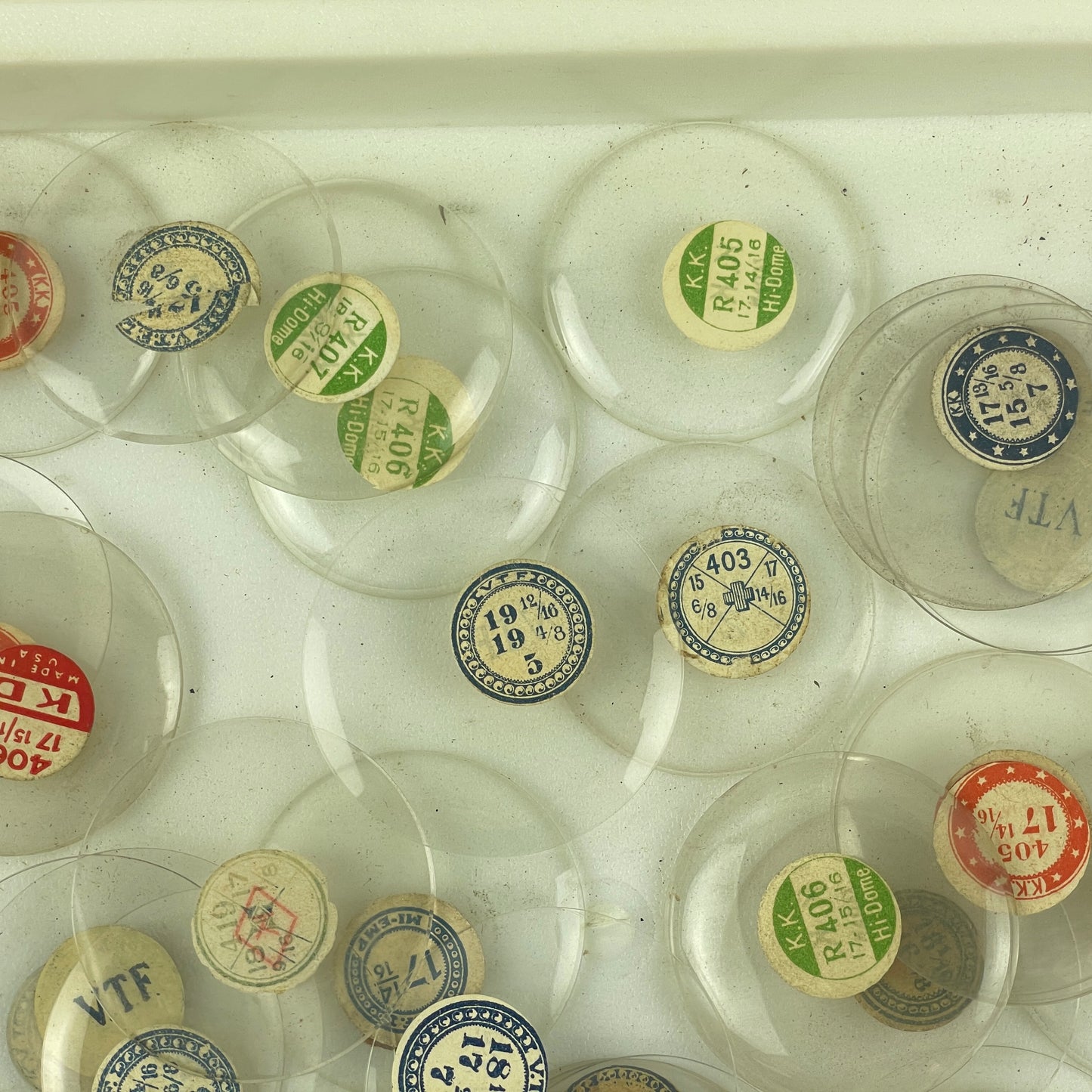 Mar Lot 21- Watchmaker’s Selection of Glass NOS Pocket Watch Crystals 100