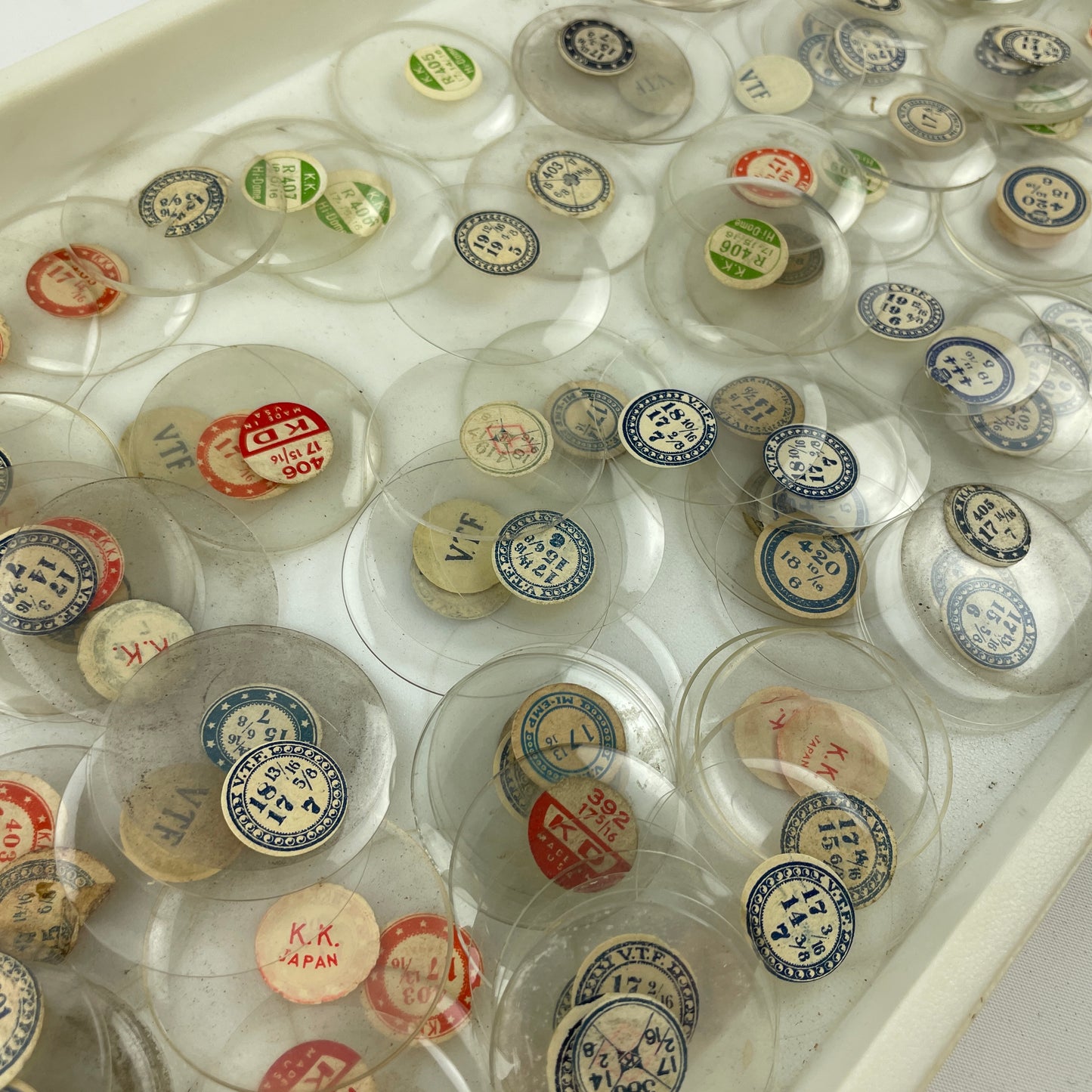 Mar Lot 21- Watchmaker’s Selection of Glass NOS Pocket Watch Crystals 100