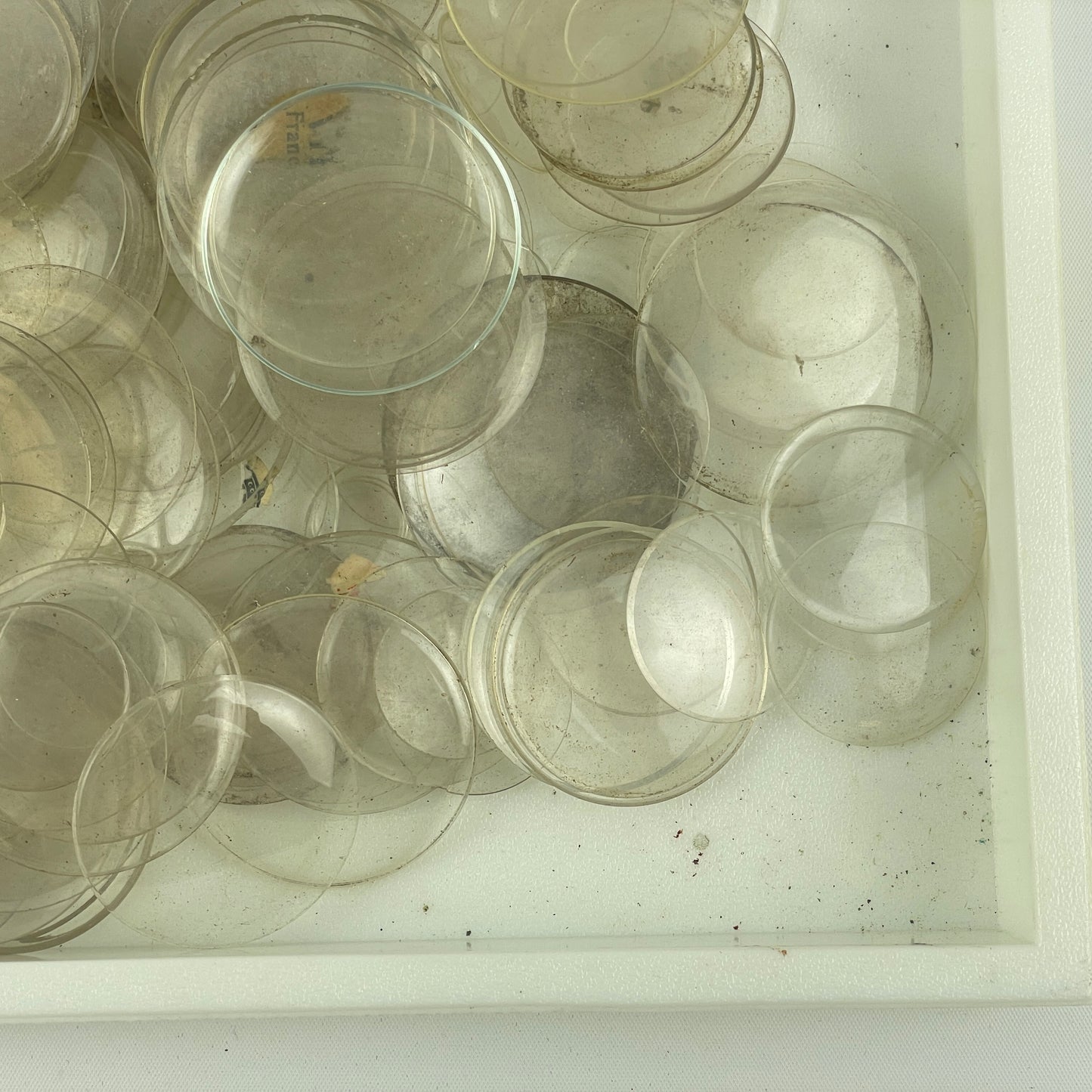 Mar Lot 132- Watchmaker’s Selection of Glass NOS Pocket Watch Crystals 350+