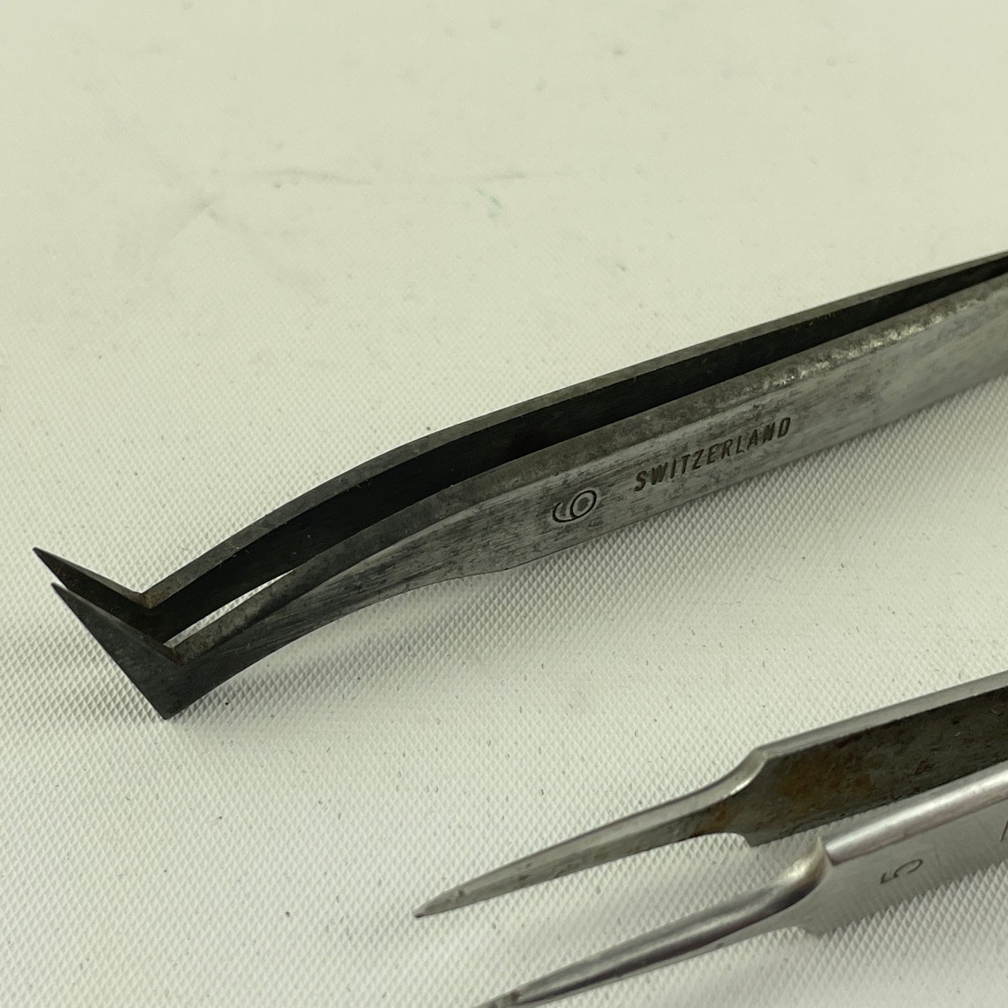Mar Lot 74- Vintage Swiss Tweezer Set