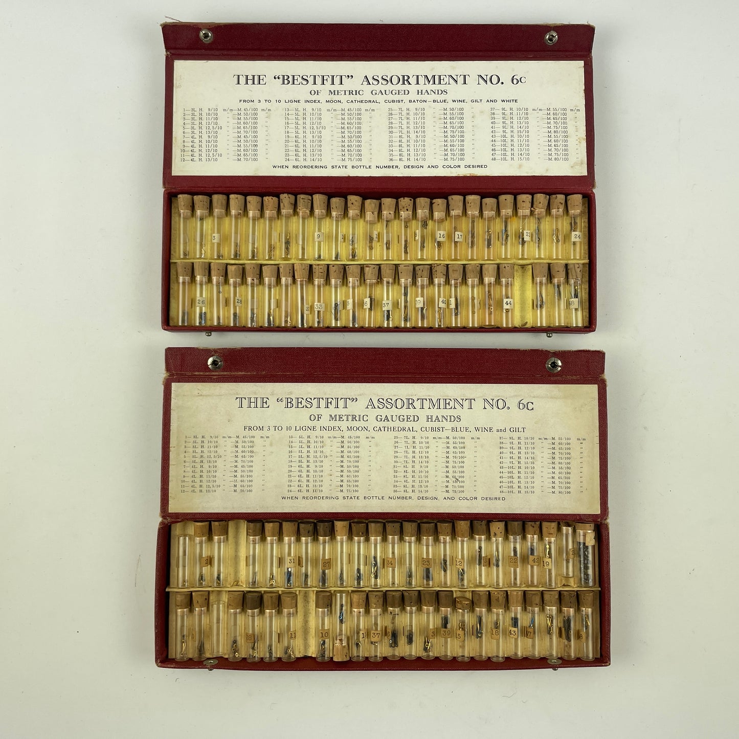 Mar Lot 51- Bestfit Assortment No. 6C of Metric Guaged Hands