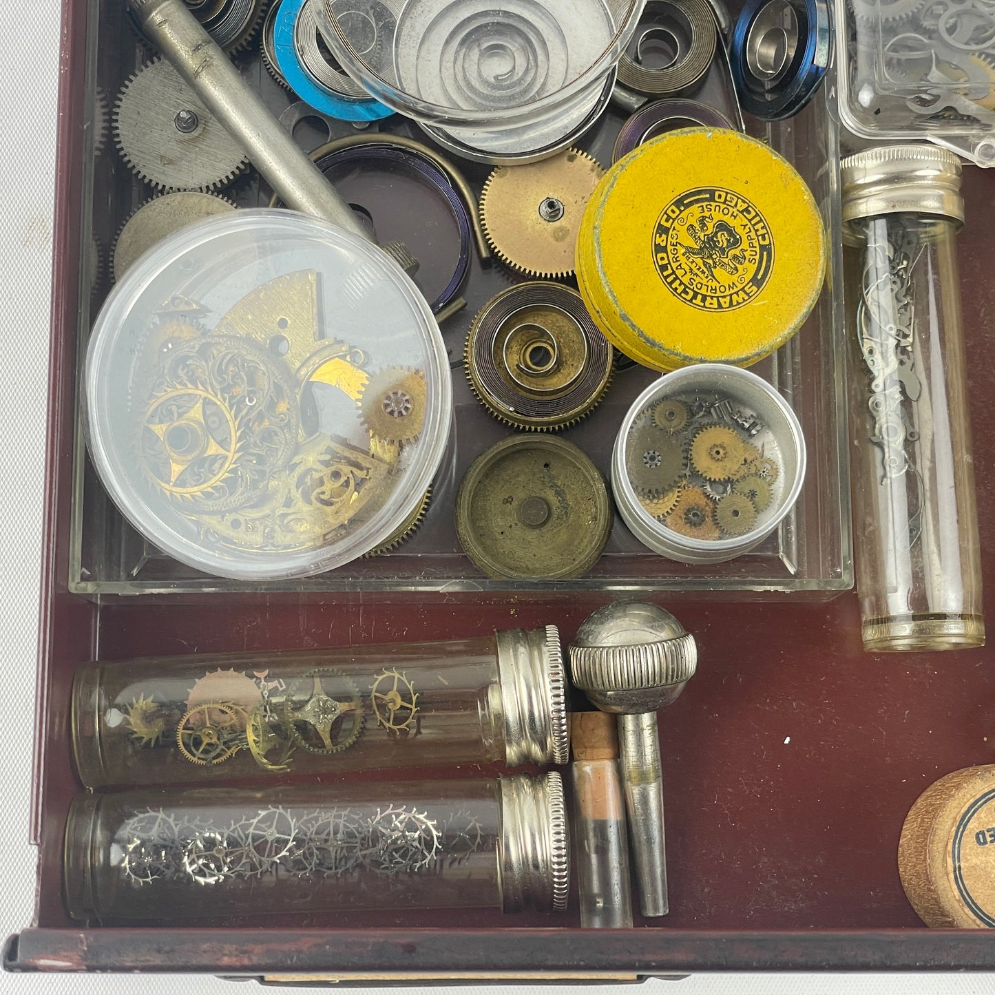 Mar Lot 97- Waltham Pocket Watch Part Assortment