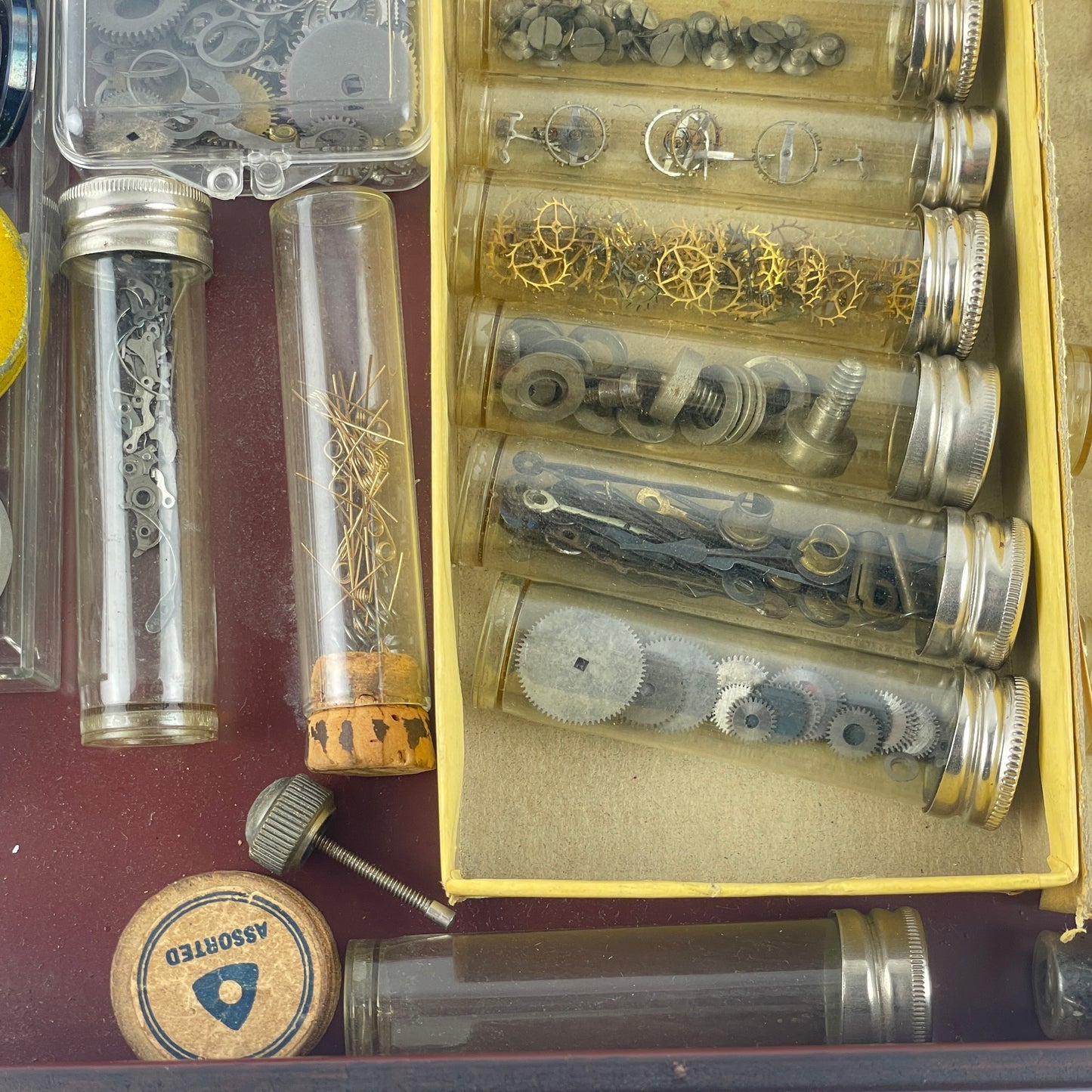 Mar Lot 97- Waltham Pocket Watch Part Assortment