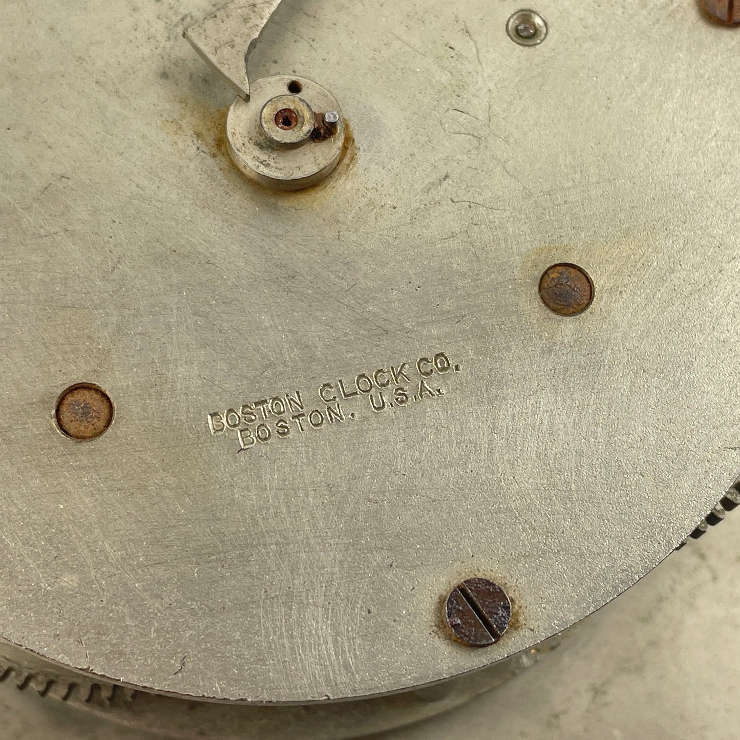 Mar Lot 77- Boston Clock Co. T&S Clock Movement