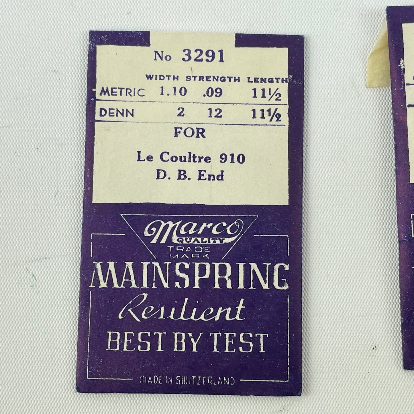 Mar Lot 5- NOS LeCoultre Mainsprings (4)