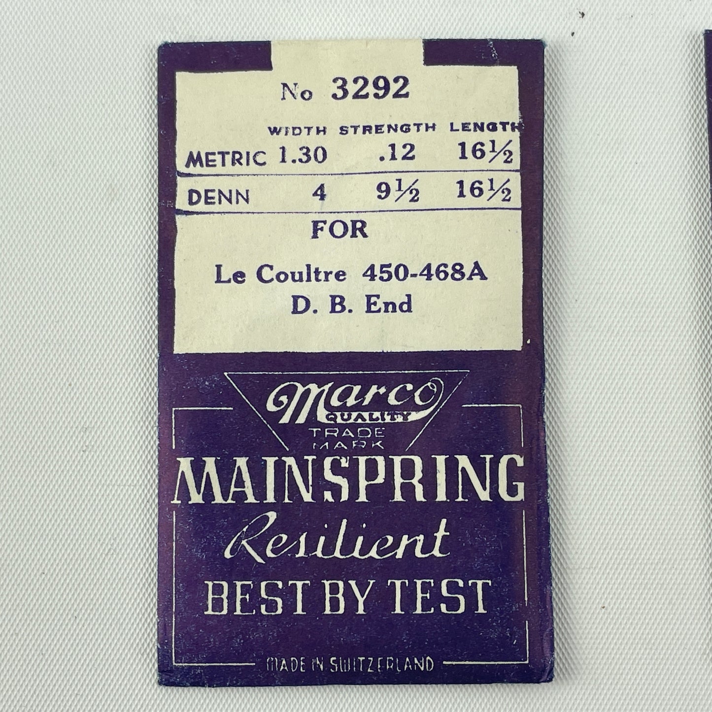 Mar Lot 5- NOS LeCoultre Mainsprings (4)