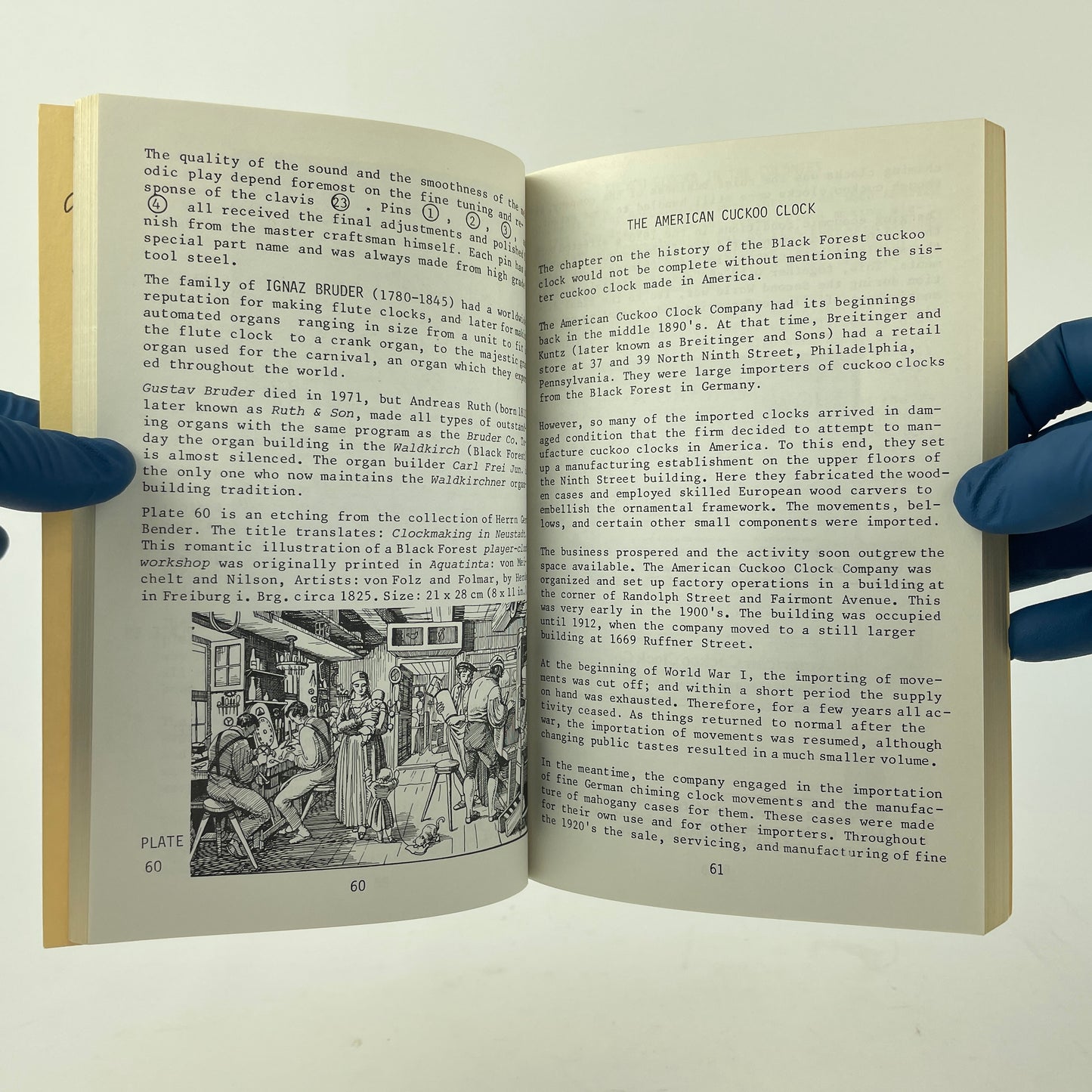 Mar Lot 103- The Black Cuckoo Forest Clock Book