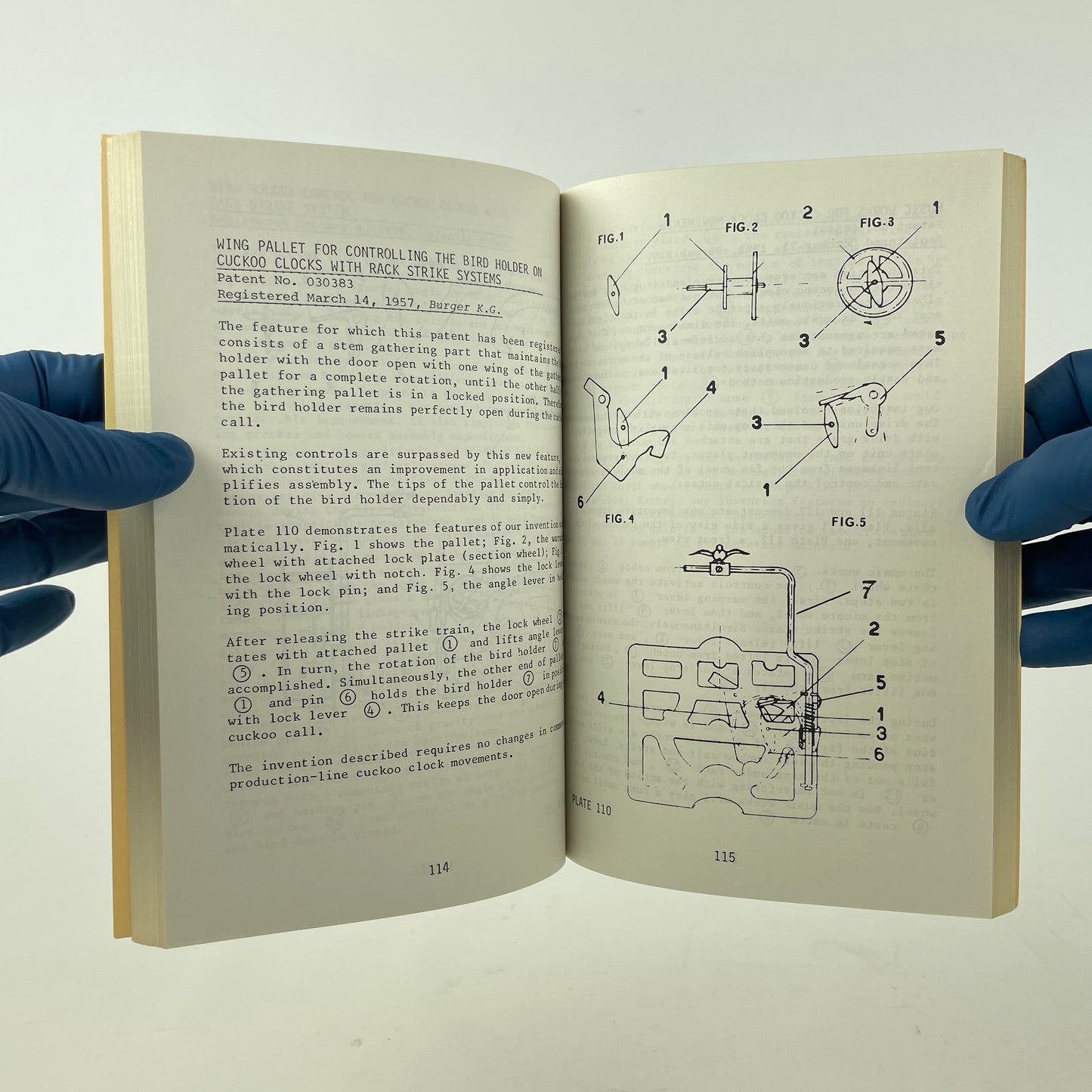 Mar Lot 103- The Black Cuckoo Forest Clock Book