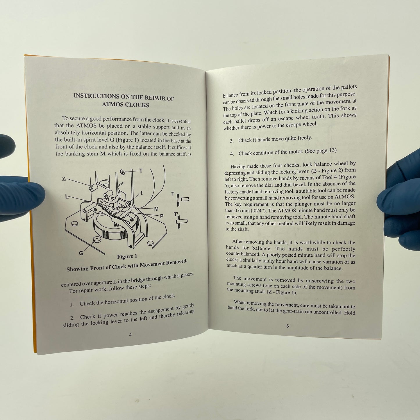 Mar Lot 106- ATMOS The Perpetual Motion Clock Manual
