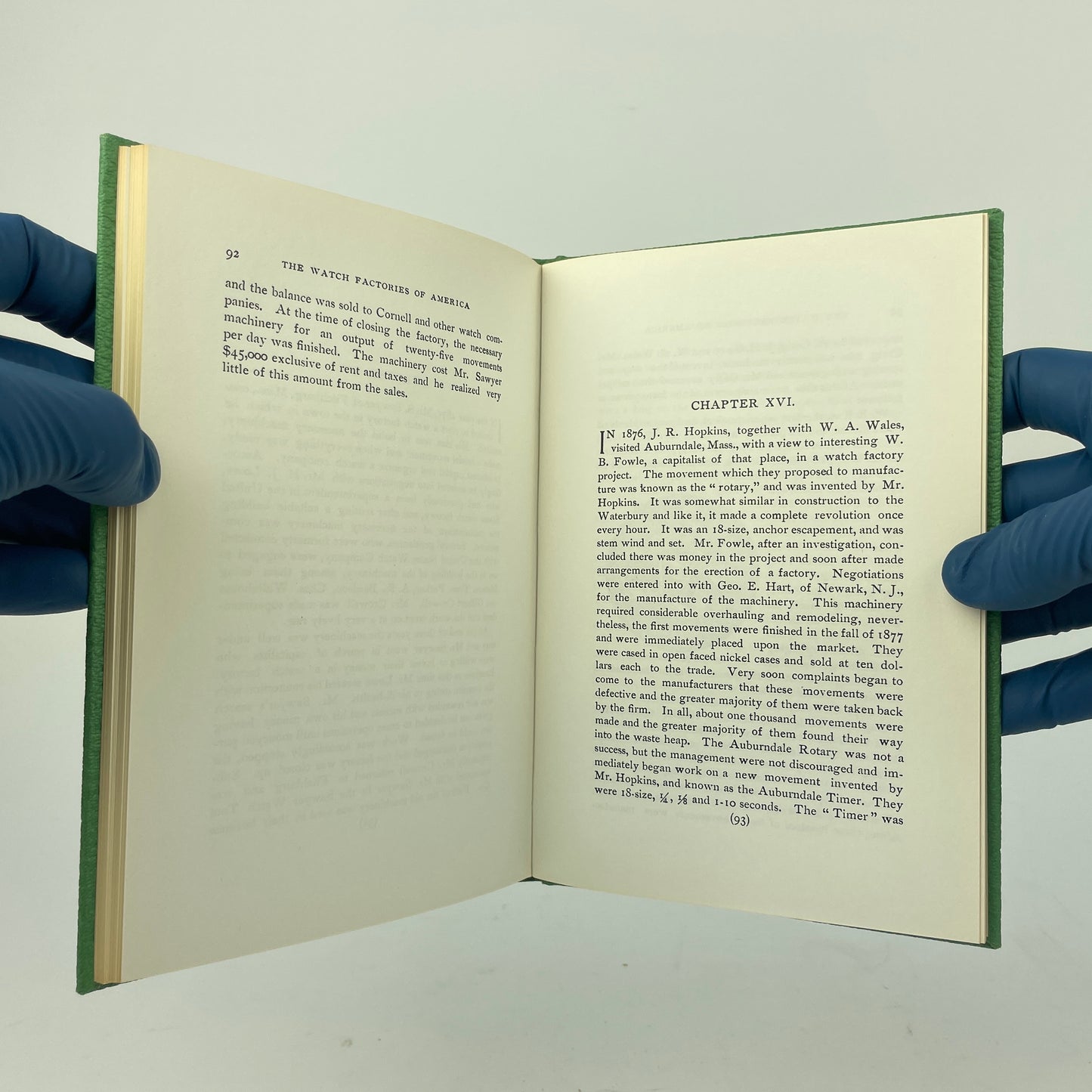 Mar Lot 39- The Watch Factories of America Book