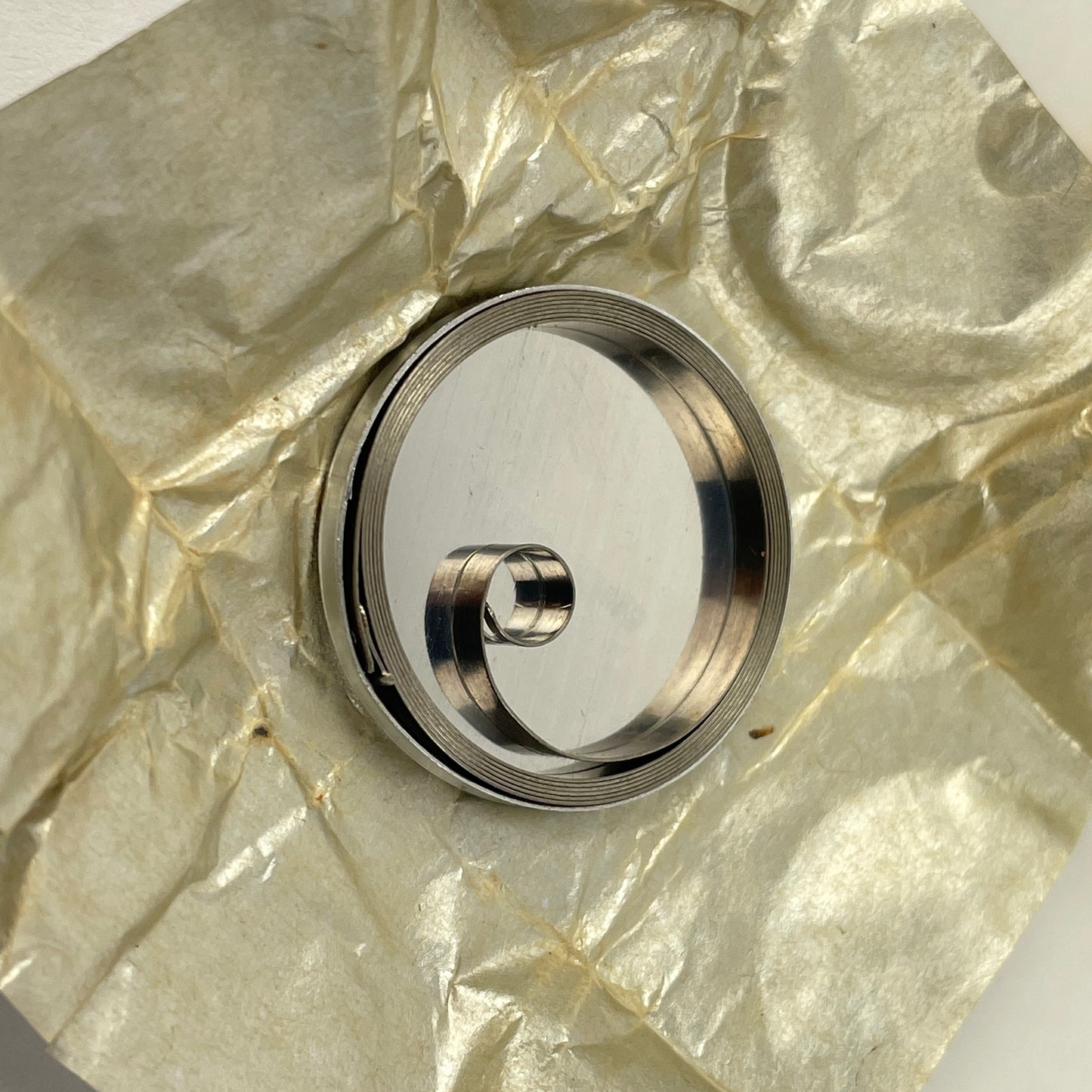 Illinois 18 Size Alloy Pocket Watch Mainspring #47302