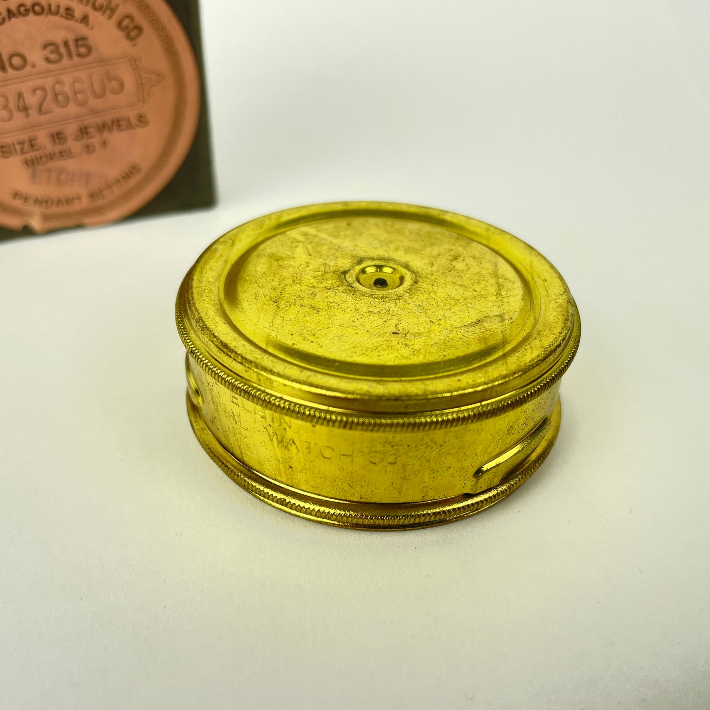 Elgin 12 Size Boxed Movement Shipping Container