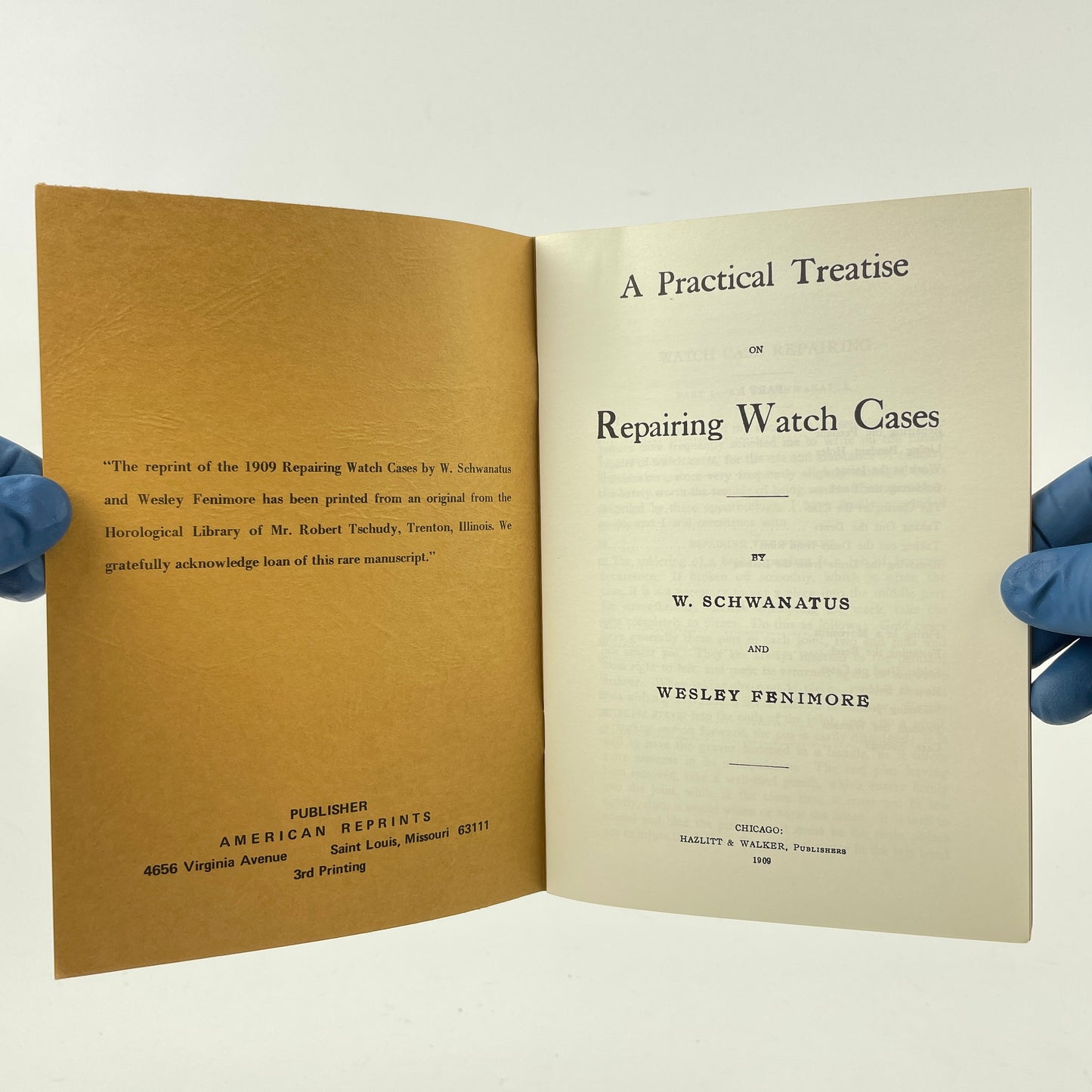 Lot 10- Repairing Watch Cases